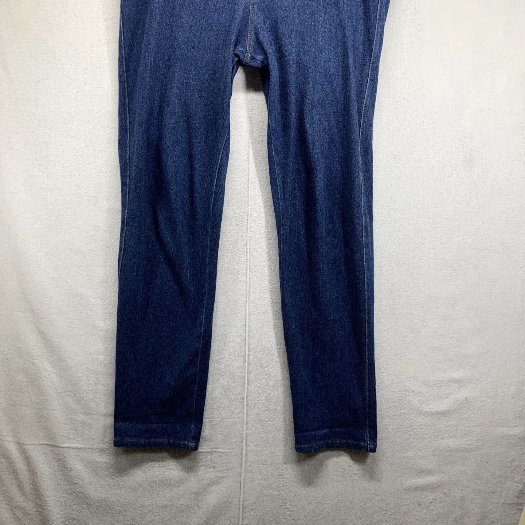 Vintage Focus Lifestyle Jeans Womens Large Blue Dark Wash Straight Leg Mid Rise Stretch Size 36" / US 14 / IT 50 - 4 Thumbnail