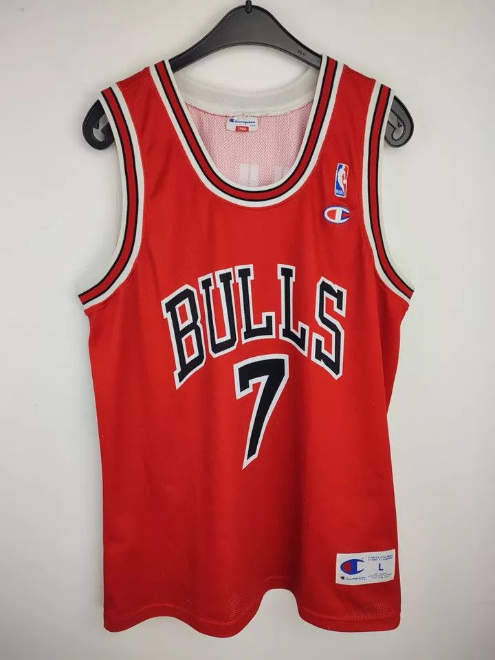 NBA NBA CHICAGO BULLS BASKETBALL SHIRT CHAMPION #7 KUKOC Size US L / EU 52-54 / 3 - 1 Thumbnail
