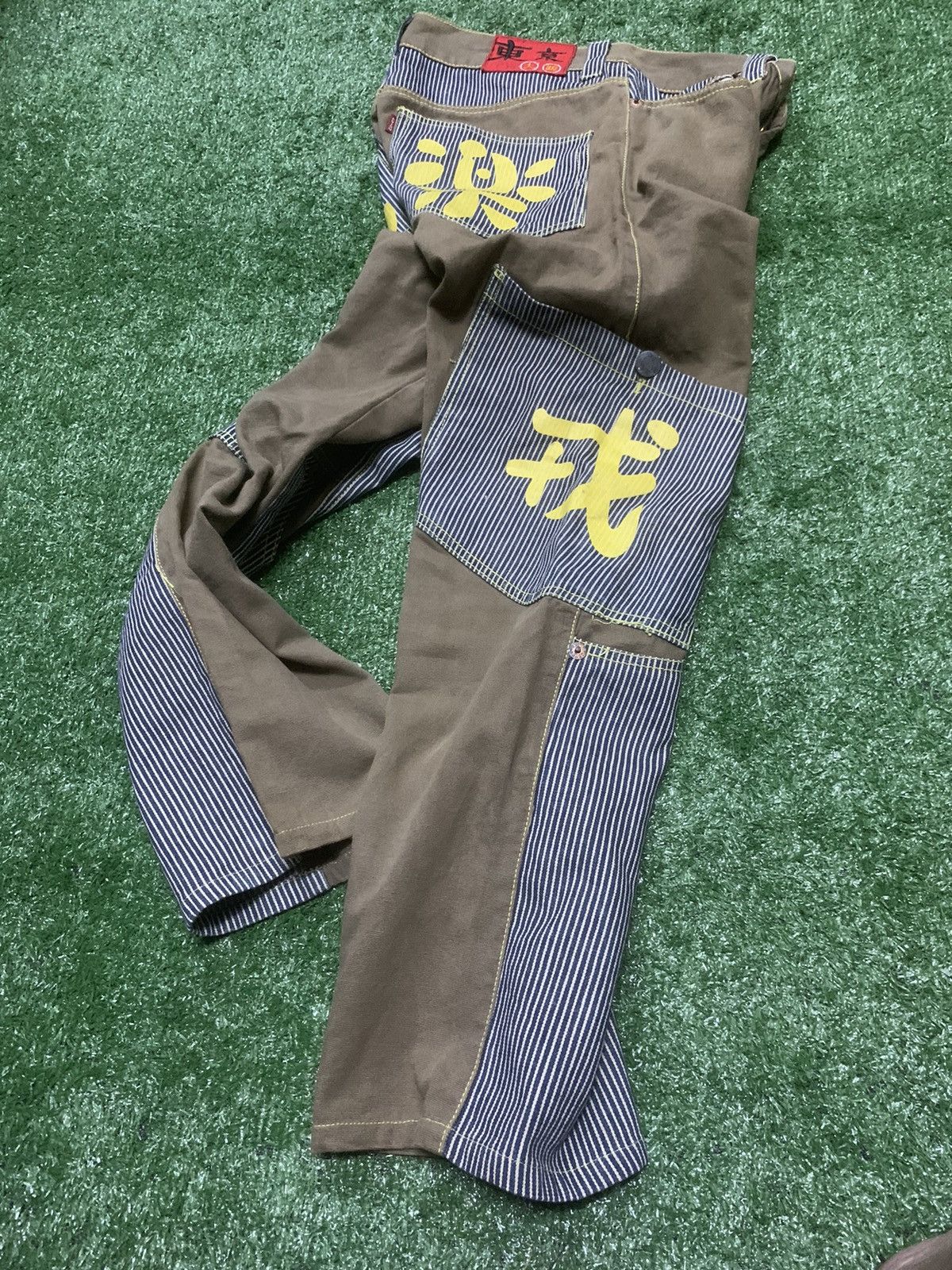 Japanese Brand EVISU HIKORY MULTIPOKET Pants Size US 30 / EU 46 - 5 Thumbnail