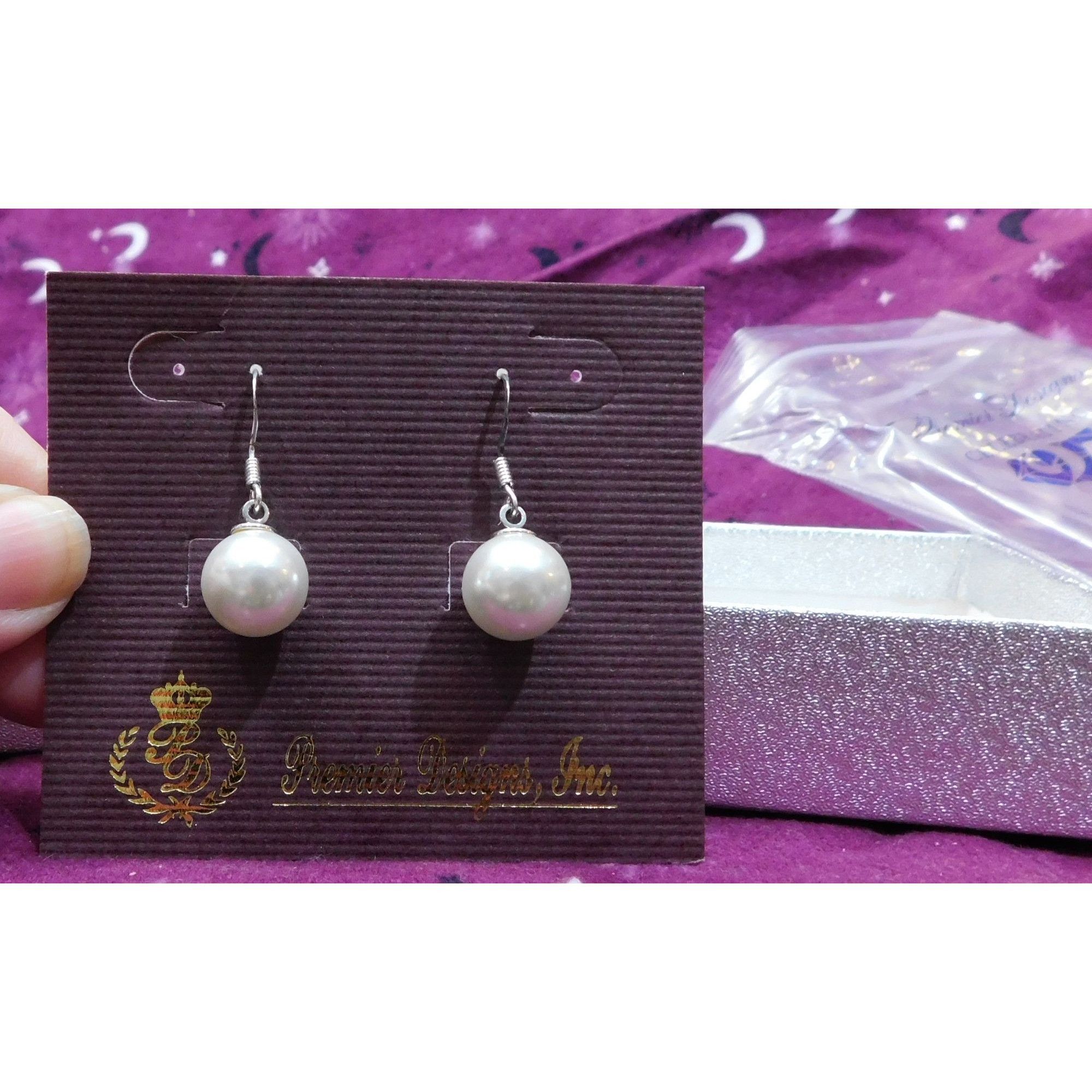 Other Premier Designs 25th Anniversary Pearl Earrings Size ONE SIZE - 3 Thumbnail
