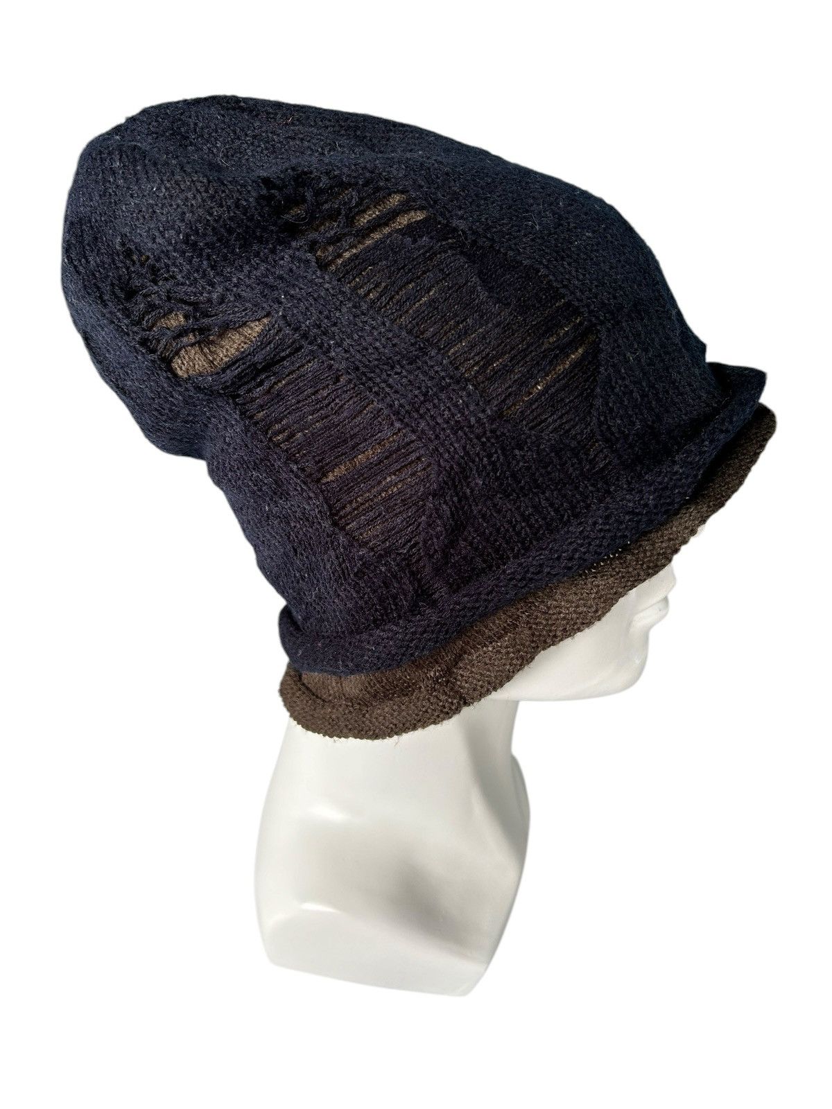 Distressed Design Japanese Style Big Beanie Hats Rare ☠️☠️