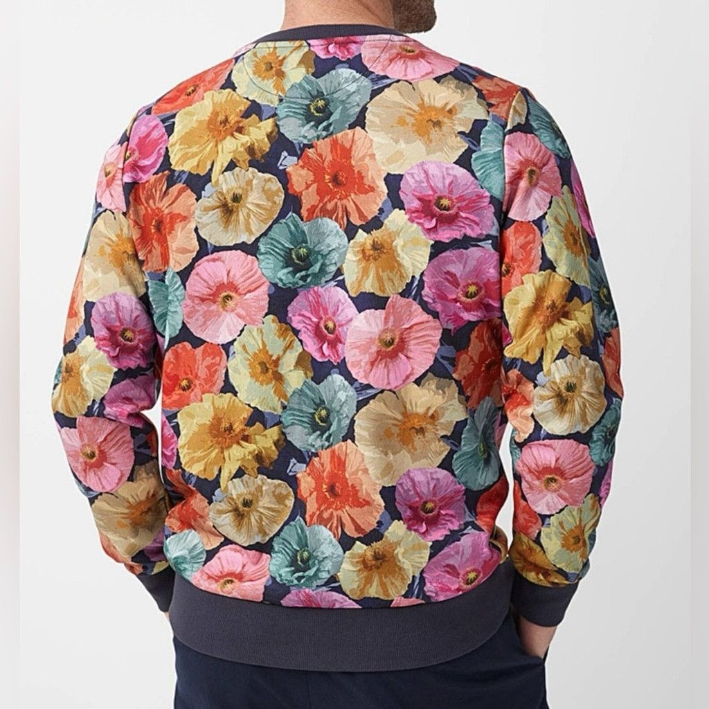 Liberty × Simons Simons x Liberty Floral Crewneck Cotton Sweatshirt Size M Size US M / EU 48-50 / 2 - 2 Thumbnail