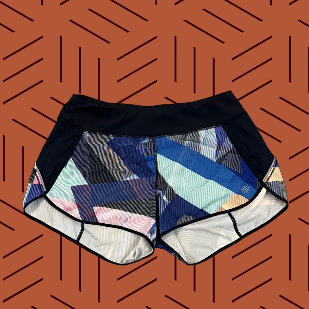 Athleta Athleta Shorts Womens Small 3" Geometric Lined Ready Set Go Golf Tennis 12" Size 28" / US 6 / IT 42 - 1 Thumbnail