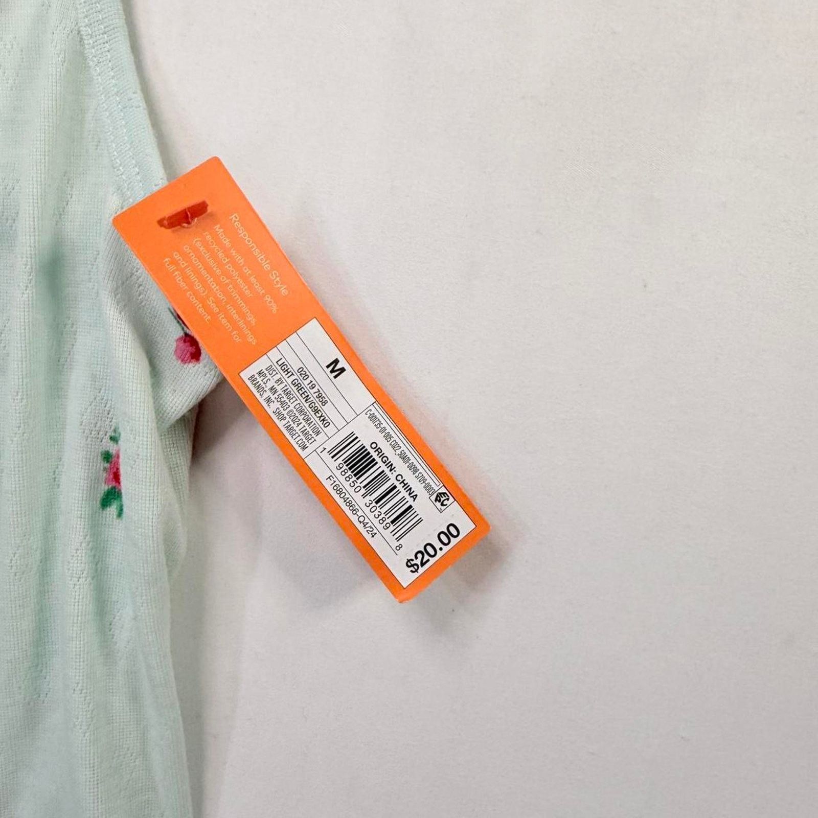 & Other Stories NWT Target Mint Pastel and Roses Tank Top Sz M Size M / US 6-8 / IT 42-44 - 3 Thumbnail