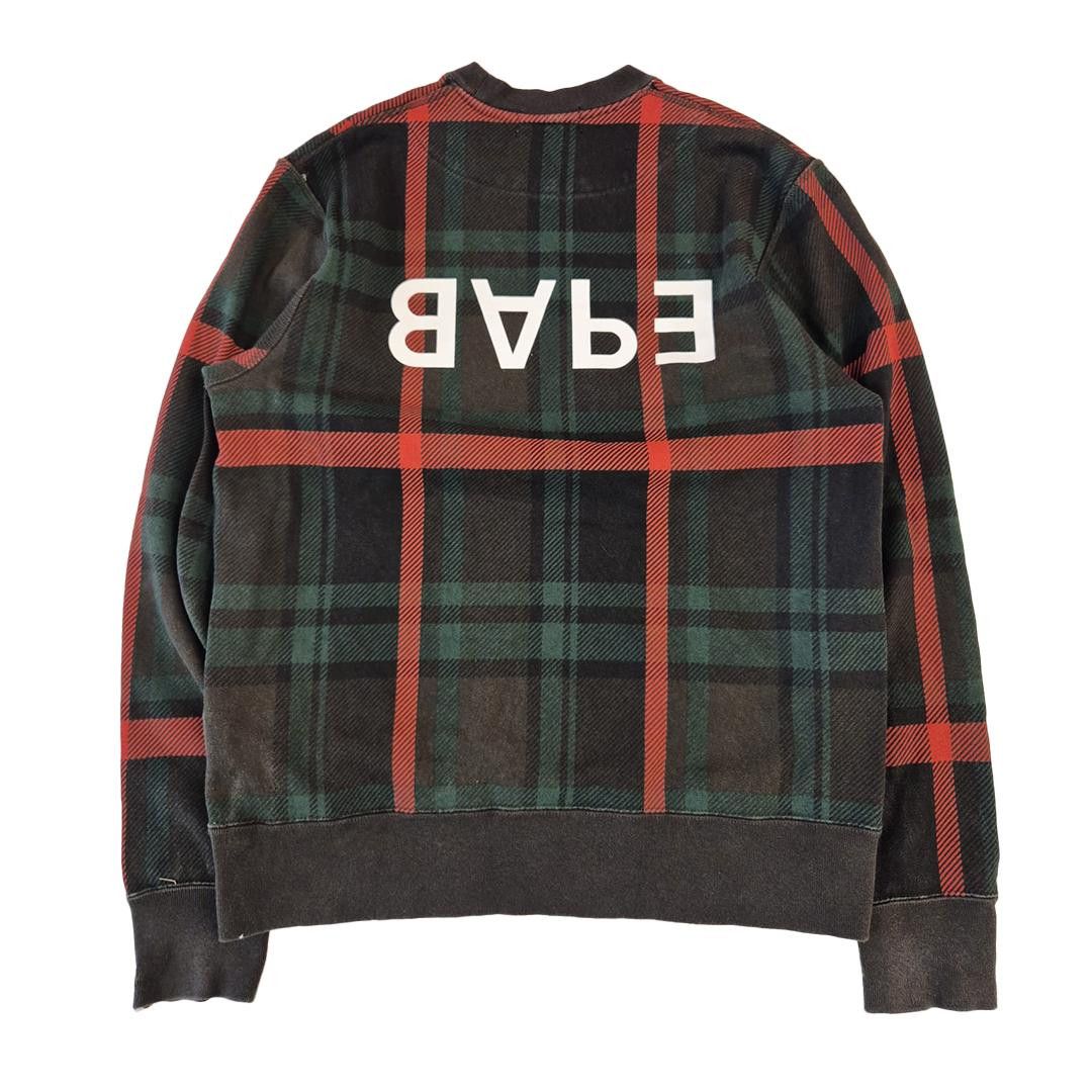 Bape BAPE Check Tartan Sweater (M) Size US M / EU 48-50 / 2 - 2 Thumbnail