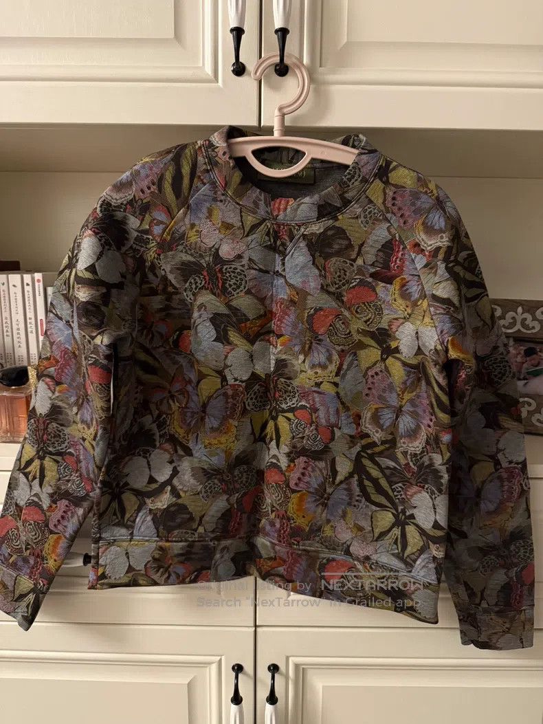 Valentino Valentino Butterfly print space cotton sweatshirt Size XS / US 0-2 / IT 36-38 - 1 Thumbnail