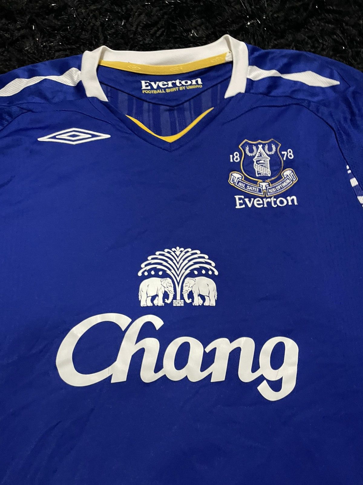 Umbro Everton home player issue Mikel Arteta Jersey Umbro sz 38 Size US M / EU 48-50 / 2 - 4 Thumbnail