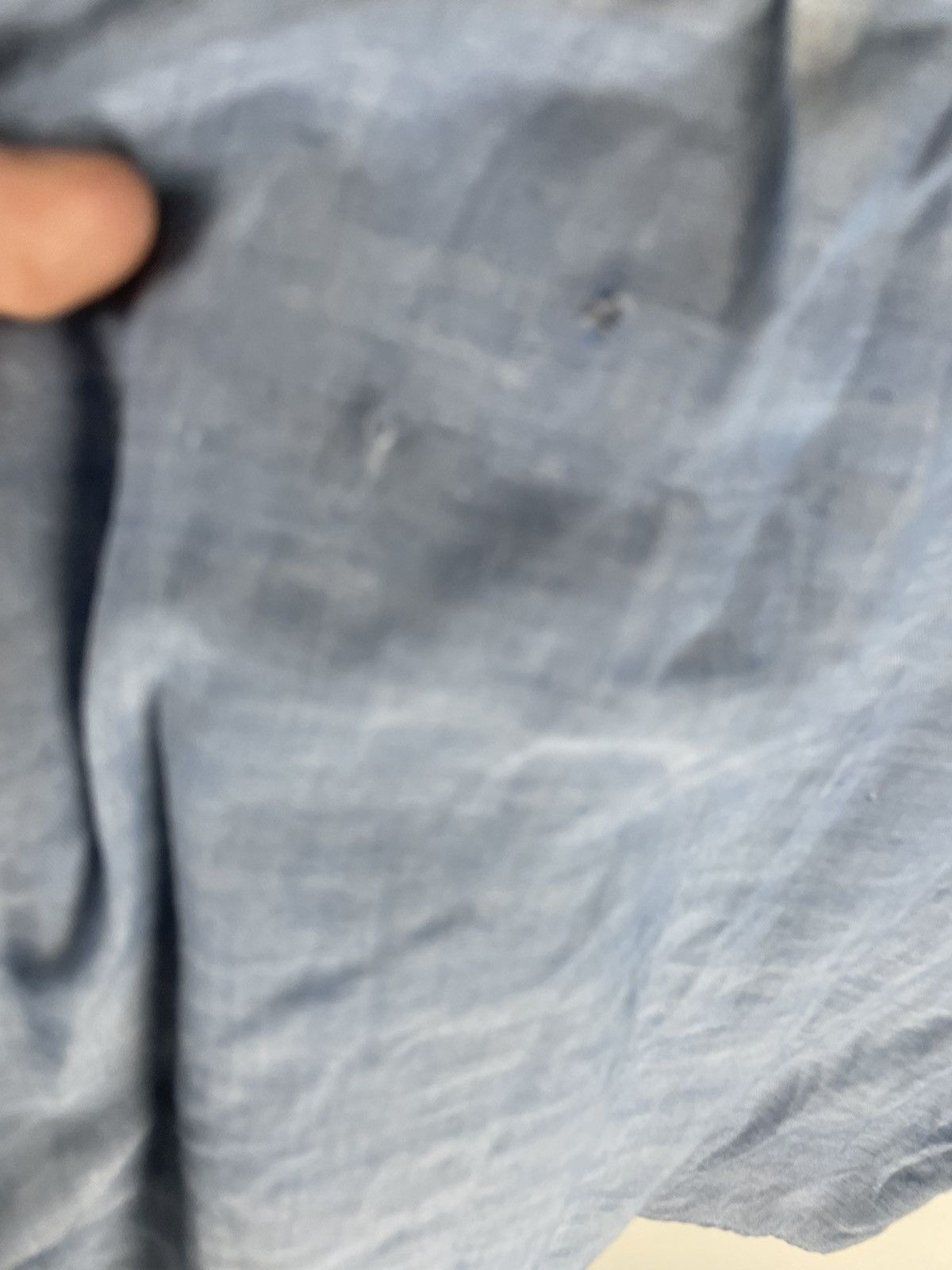Vintage Vintage 1980s Chambray Shirt Size US M / EU 48-50 / 2 - 1 Thumbnail