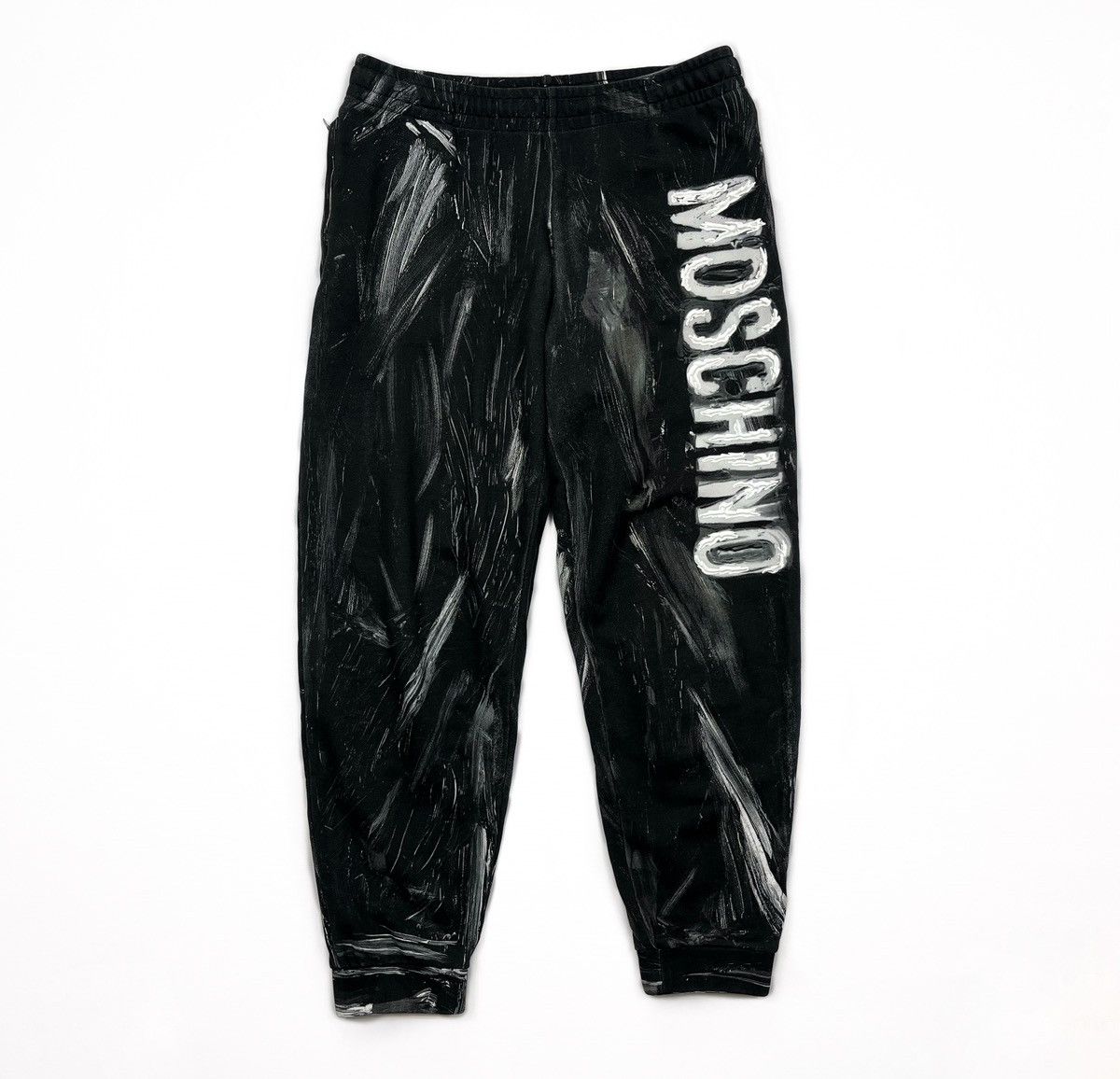 Moschino Moschino Couture Women’s Sweatpants Black/White Logo Size 27" / US 4 / IT 40 - 1 Thumbnail