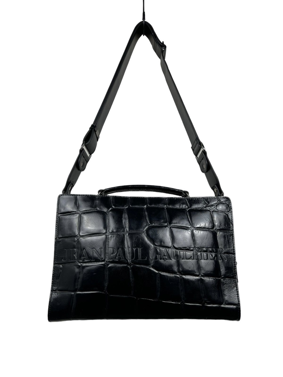 Jean Paul Gaultier Vintage Jean Paul Gaultier Alligator Embossed Sling Bag Size ONE SIZE - 21 Thumbnail