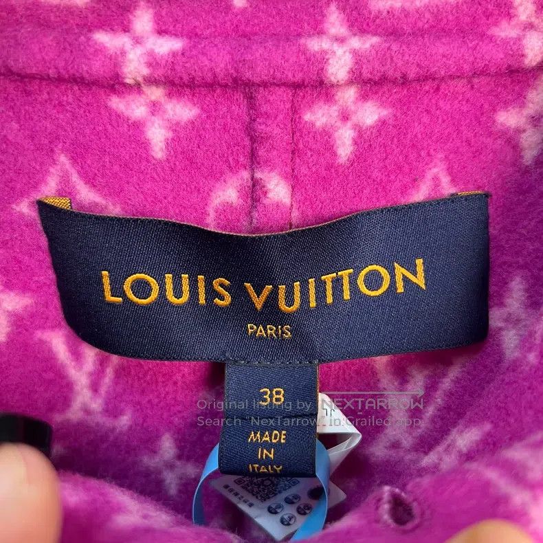 Louis Vuitton Louis Vuitton Wool jacket with purple-pink leather buttons Size XS / US 0-2 / IT 36-38 - 4 Thumbnail