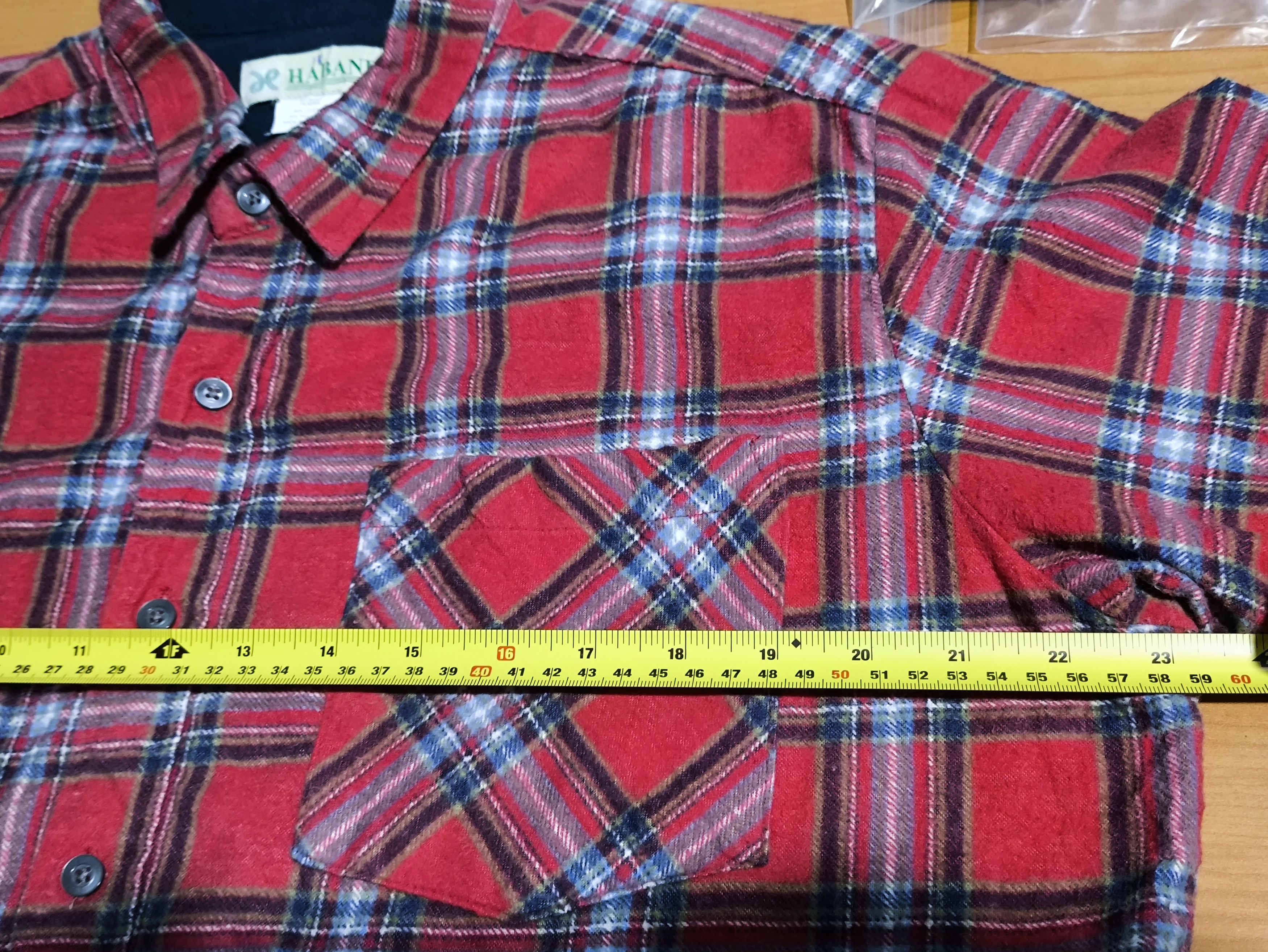 Haband vintage Haband flannel shirt made in swaziland Size US L / EU 52-54 / 3 - 7 Thumbnail