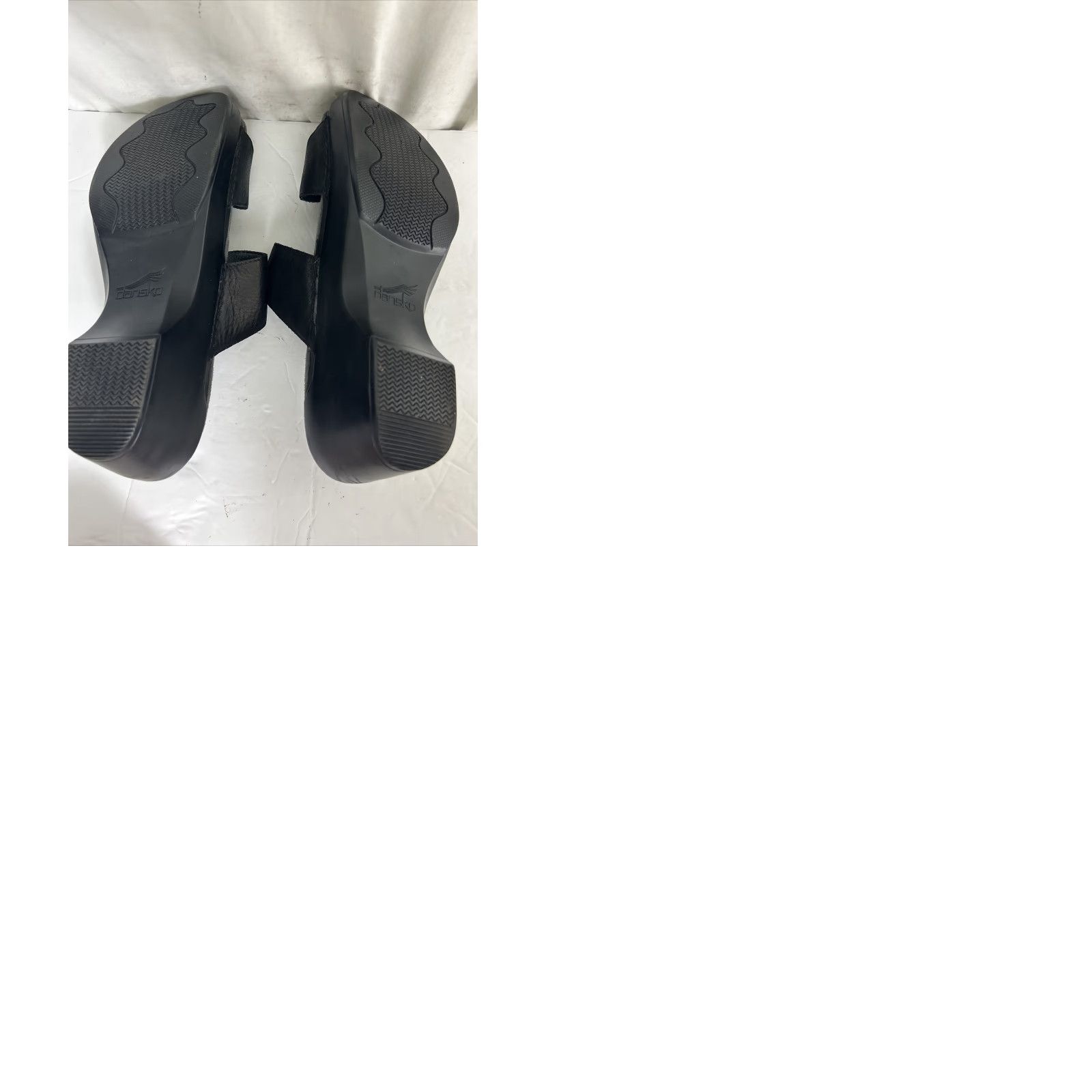 Dansko Dansko Sandals Women's 9.5 US 40 EU Black Sophie Wedge Leather Slide Casual Footwear Size US 10 / IT 40 - 9 Thumbnail