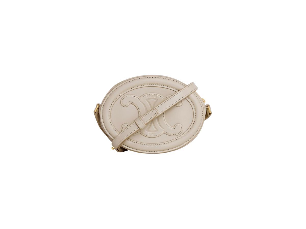 Celine o1w1db10125 10I703DPQ Size: OS / Cuir Triomphe Oval Bag Size ONE SIZE - 3 Thumbnail