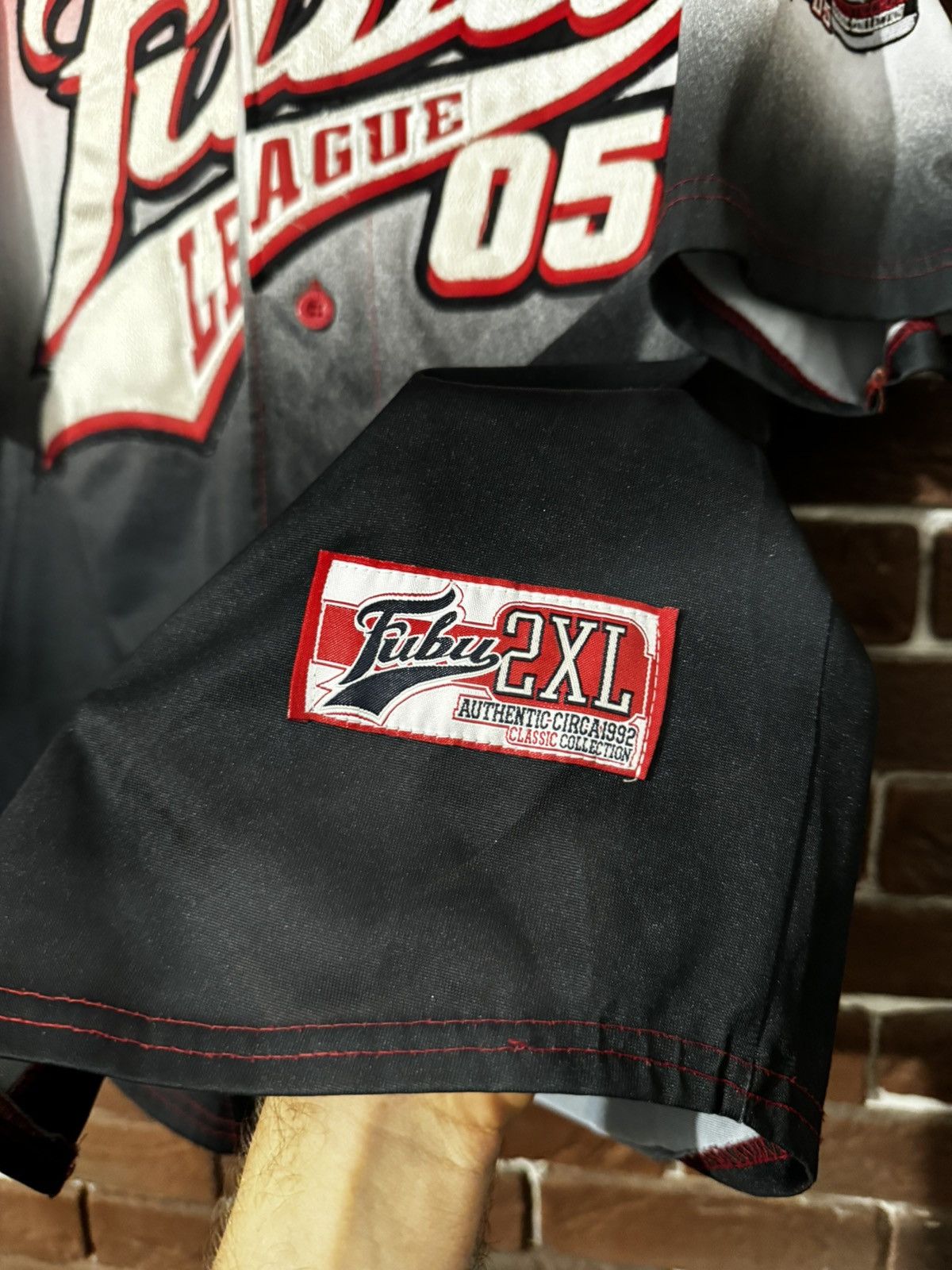 Fubu Rare Vintage Embroidered Fubu 05 Jersey Dope Hip Hop Rap Size US L / EU 52-54 / 3 - 5 Thumbnail