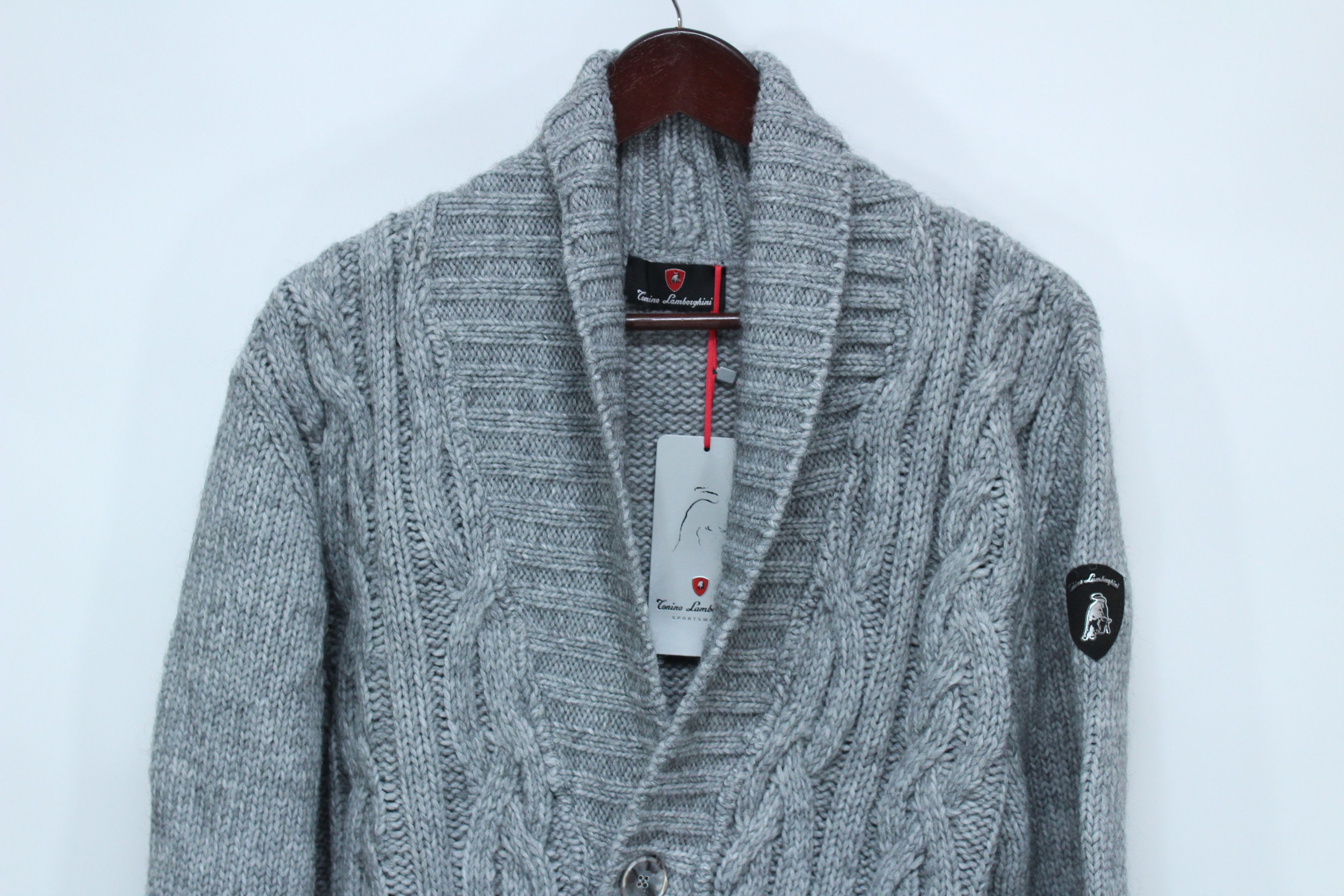 Tonino Lamborghini NEW Tonino Lamborghini Sweater Cardigan Size L/52 Vintage Size US L / EU 52-54 / 3 - 4 Thumbnail