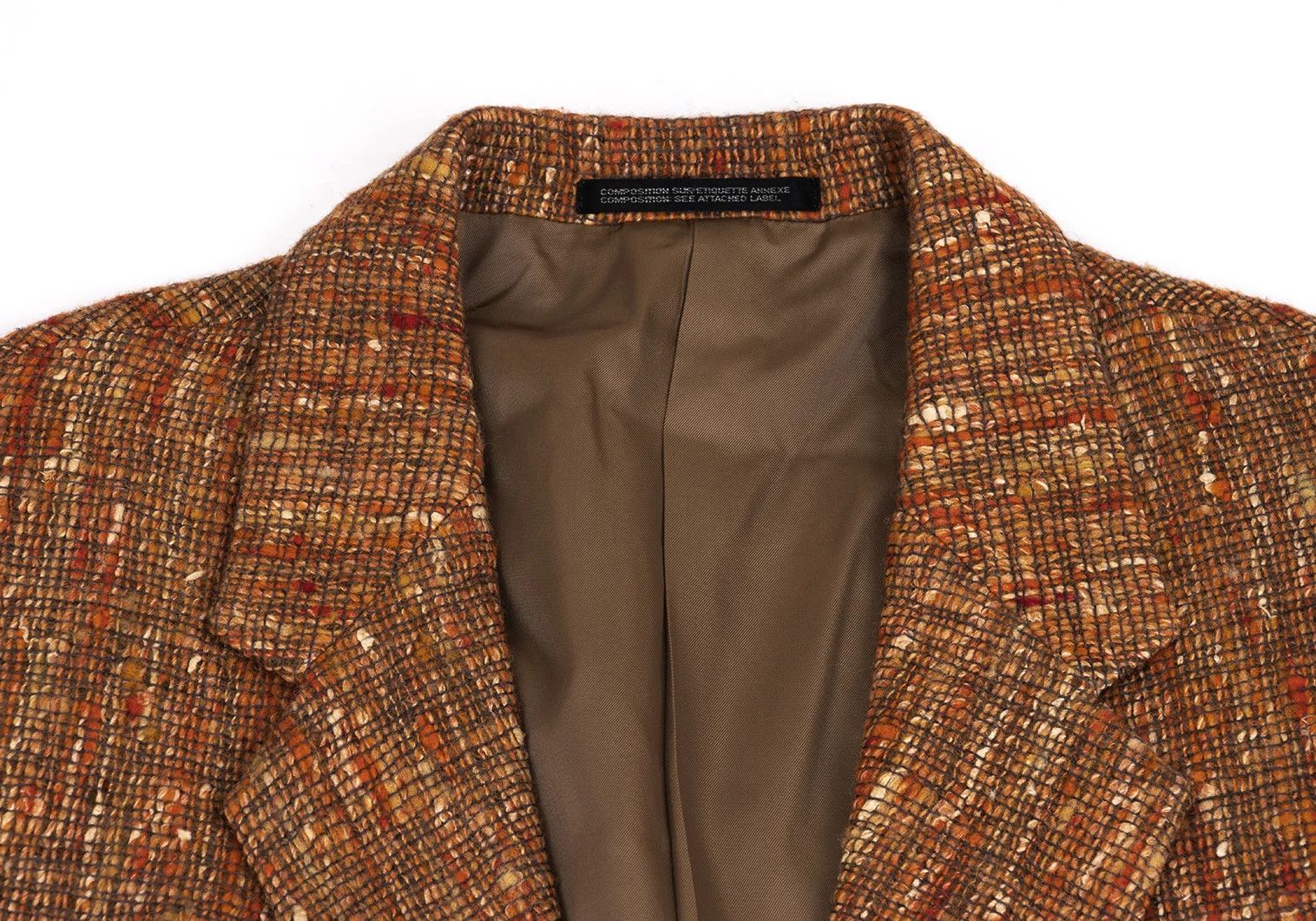 Yohji Yamamoto Yohji Yamamoto Wool Silk T Jacket Orange M Size US M / EU 48-50 / 2 - 3 Thumbnail