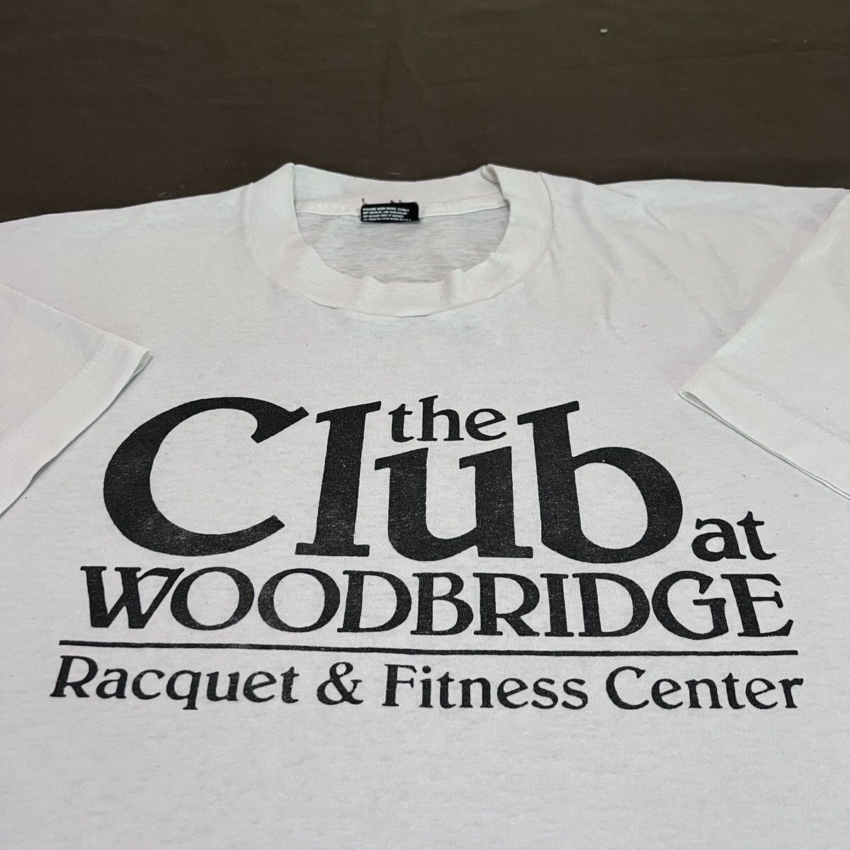 Vintage Vintage 90s Club at Woodbridge GYM Fitness Promo XL Faded Size US XL / EU 56 / 4 - 1 Thumbnail