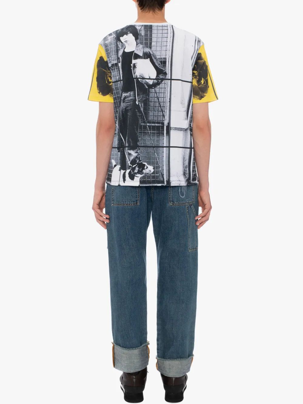 JW Anderson o1mle0125 Gilbert & George Dog Bay Allover Print T-Shirt Size US S / EU 44-46 / 1 - 6 Thumbnail