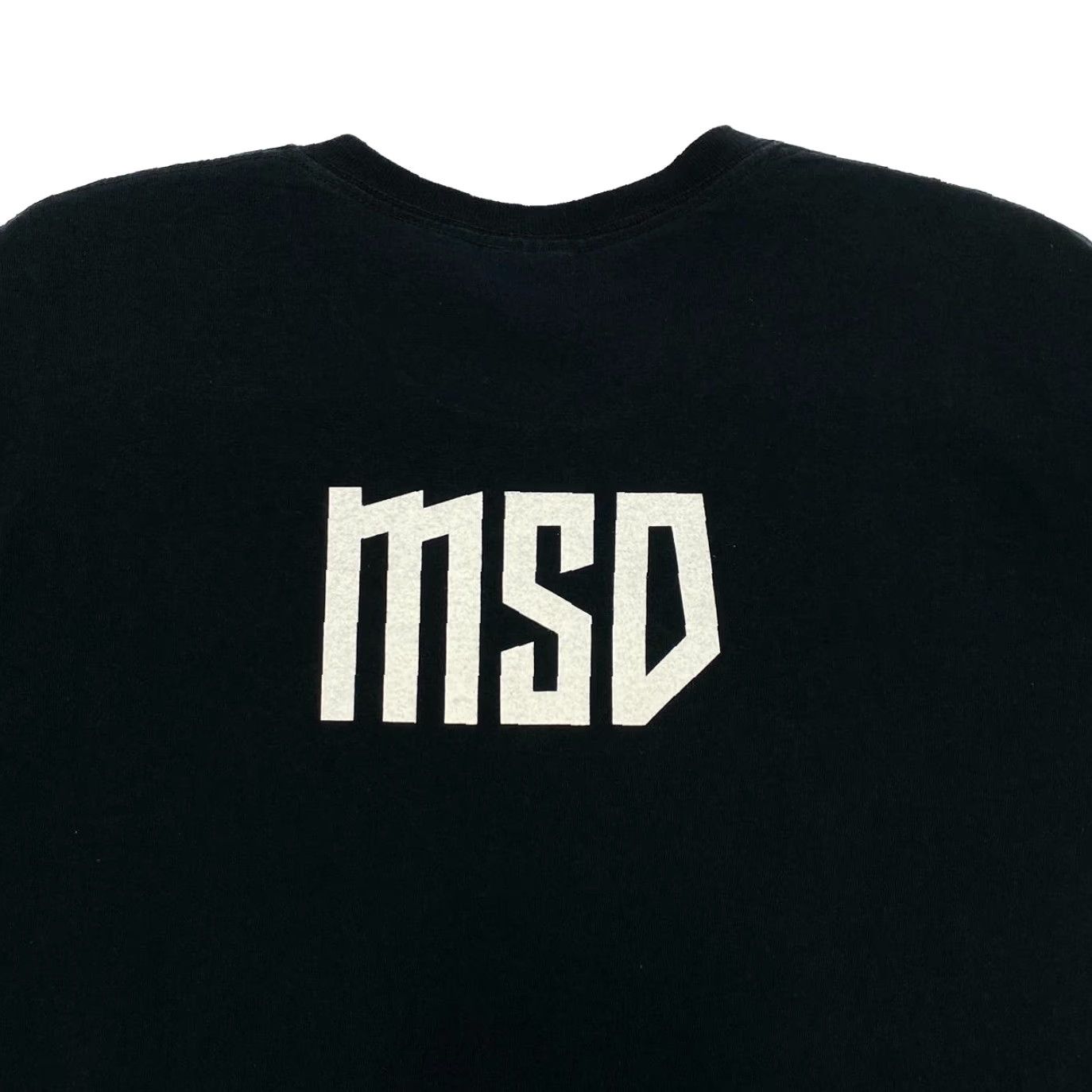 Gildan Callejon “MSD” Graphic Spellout Metalcore Heavy Metal Band Black T-Shirt Large Mens Graphic Print Front Back Size US L / EU 52-54 / 3 - 4 Thumbnail