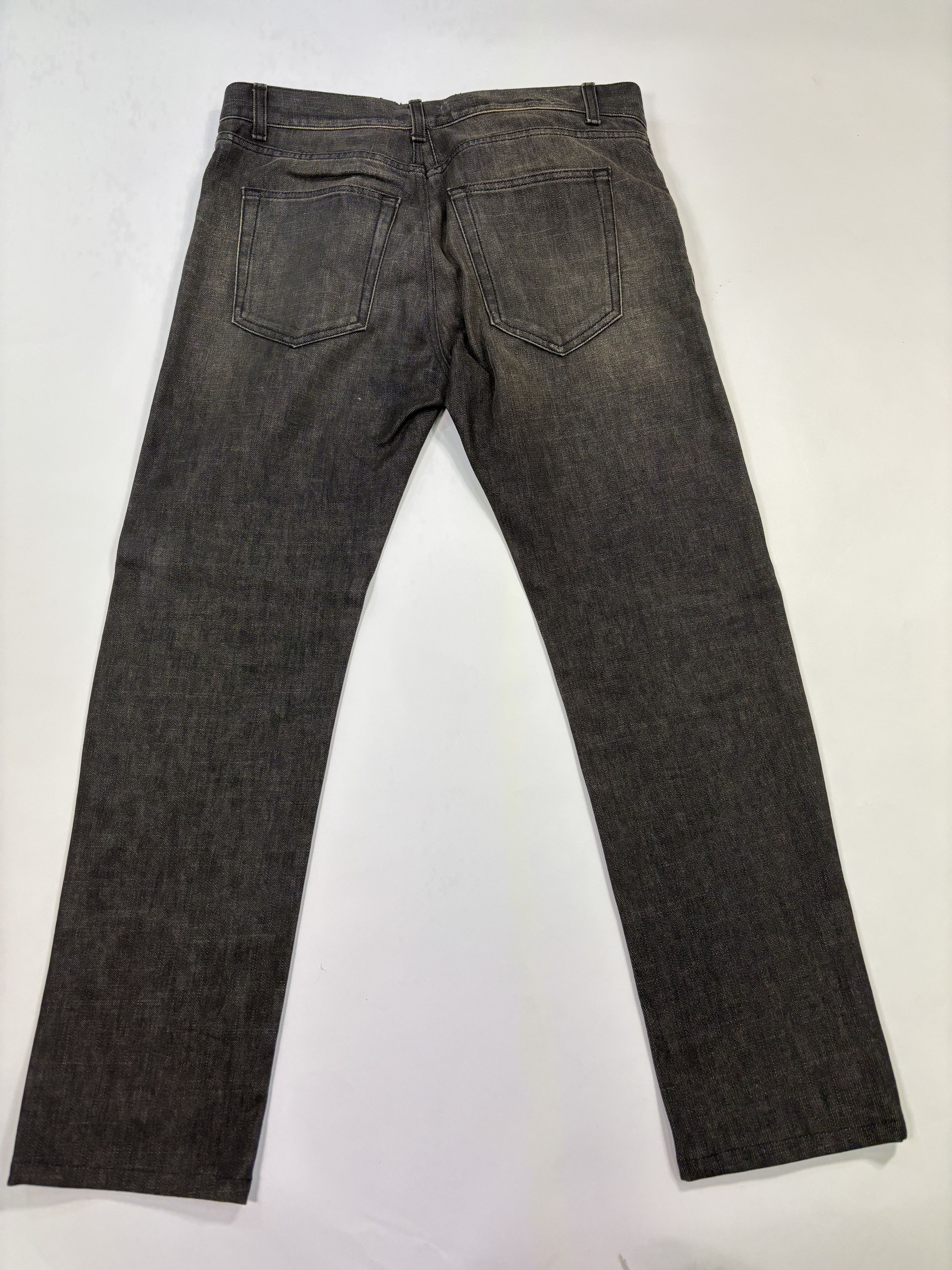Saint Laurent Paris Saint Laurent Faded Black Pants Size US 34 / EU 50 - 4 Thumbnail