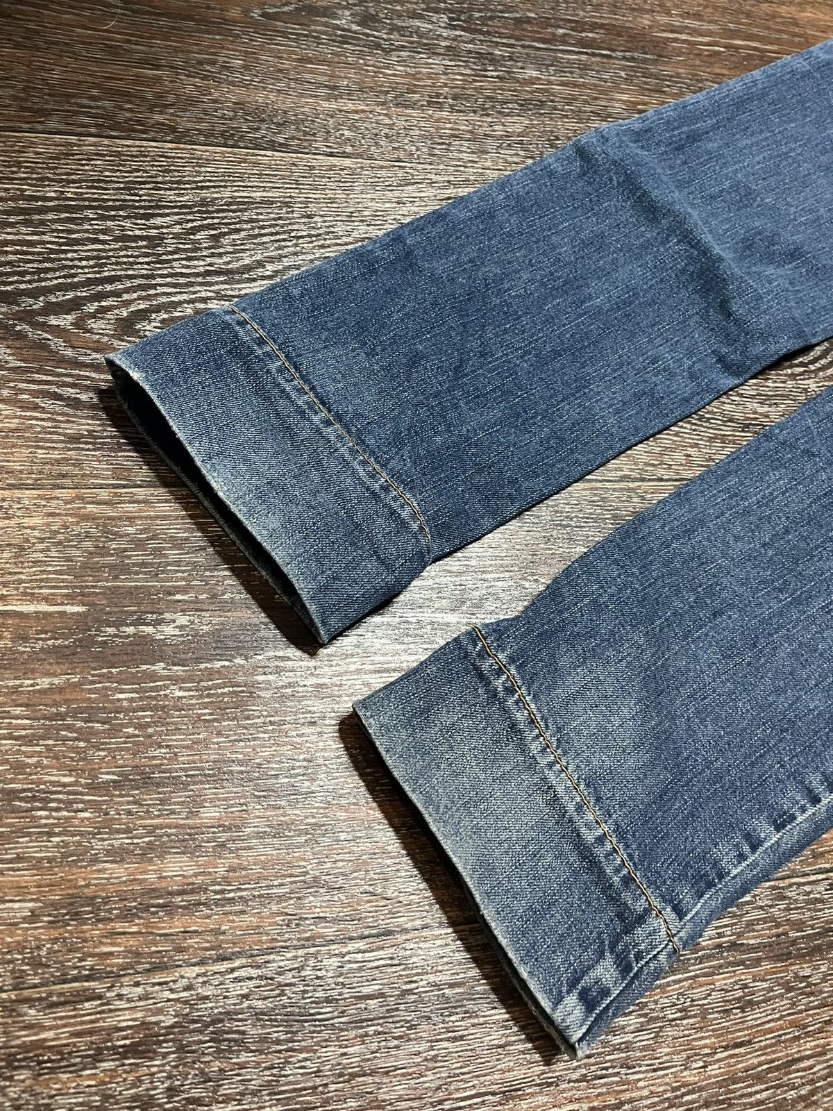 John Galliano John Galliano Jeans Pants Logo Light Blue Straight Mid Rise Size 32" / US 10 / IT 46 - 15 Thumbnail
