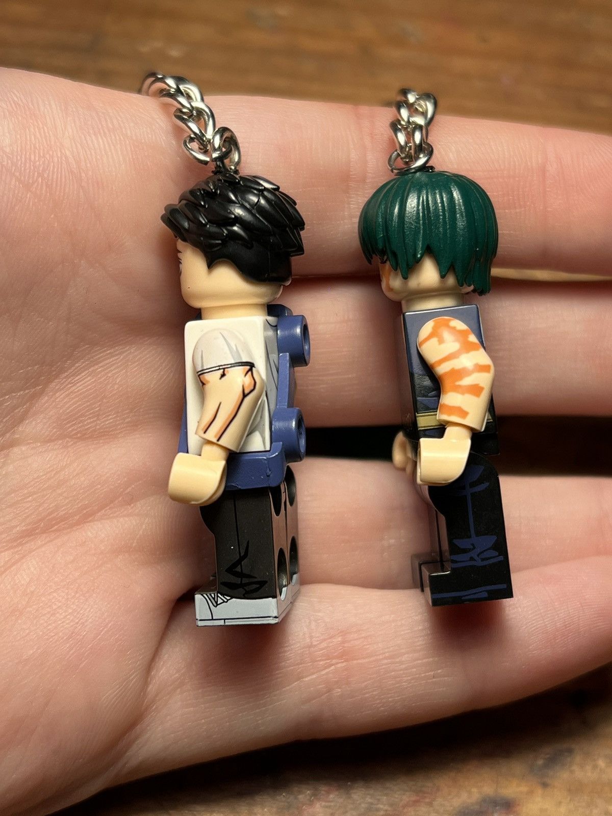 Anime Yuta Maki Jujutsu Kaisen anime minifigure keychain keyring Size ONE SIZE - 7 Thumbnail