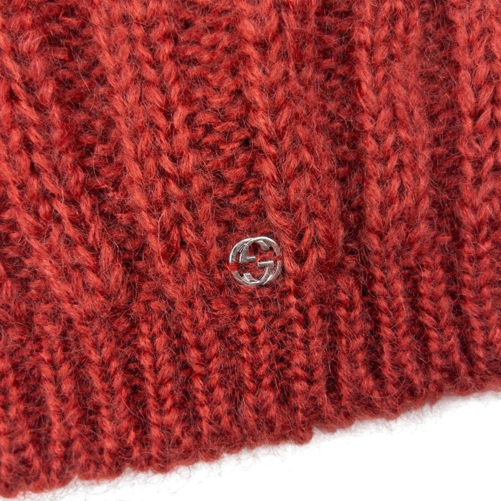 Gucci Vintage 2000s Gucci Wool Knit Beanie Hat Size ONE SIZE - 4 Thumbnail