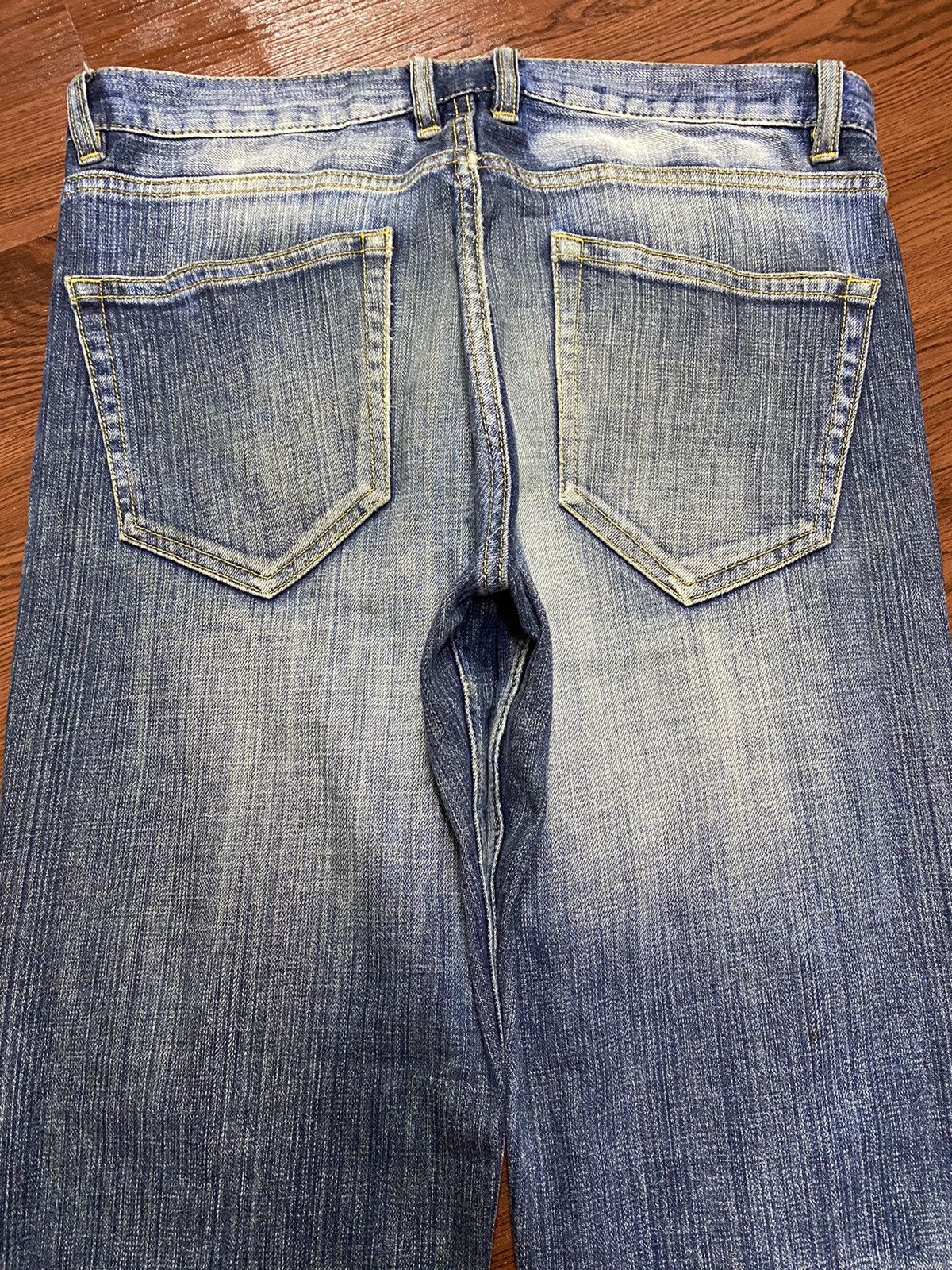 Nicole Club Vintage Japanese Brands Faded Wash Distressed Loose Jeans Size US 34 / EU 50 - 4 Thumbnail