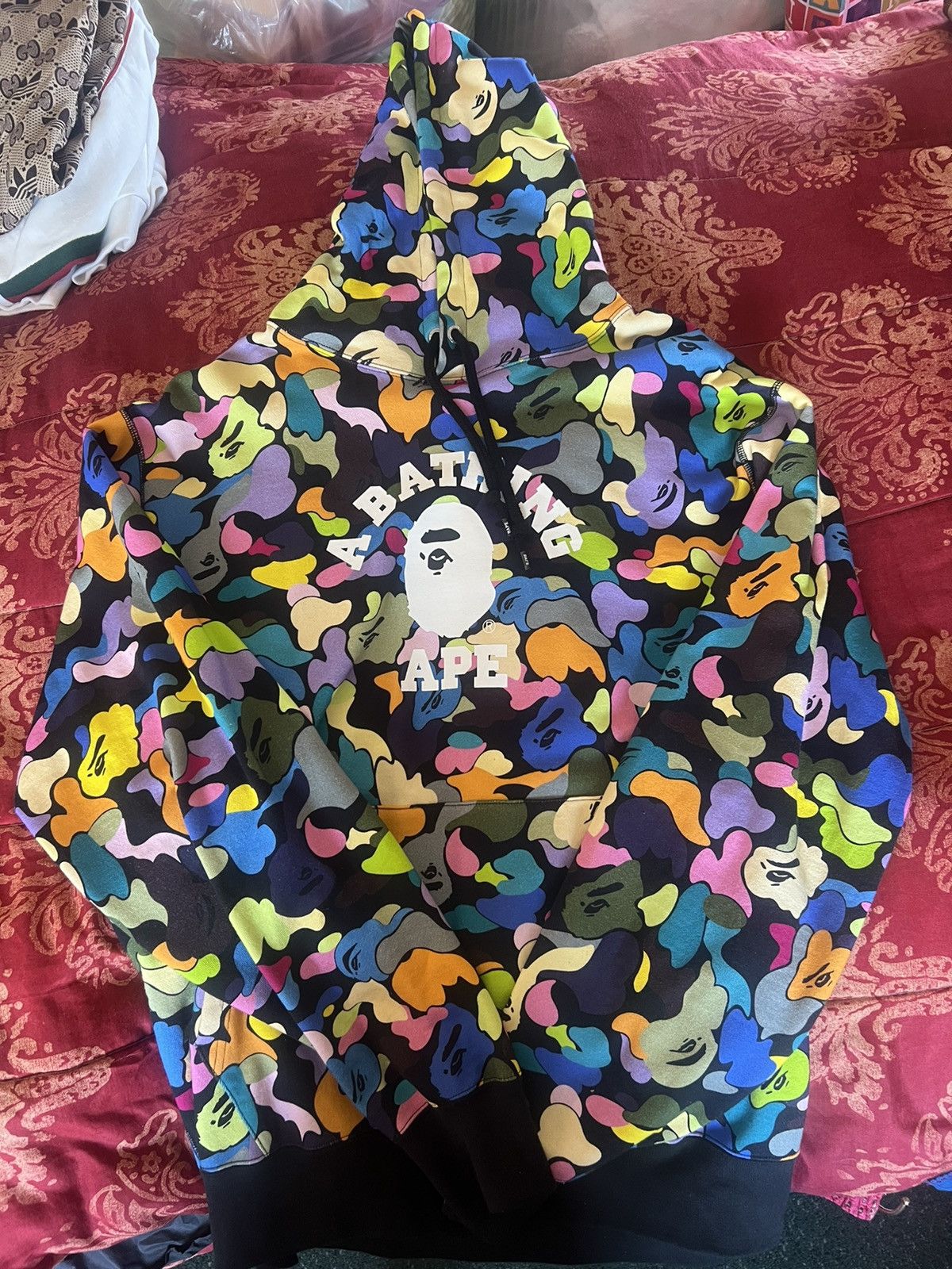 Bape BAPE Multi Camo Pullover Hoodie Size 3XL!! Barely Worn 