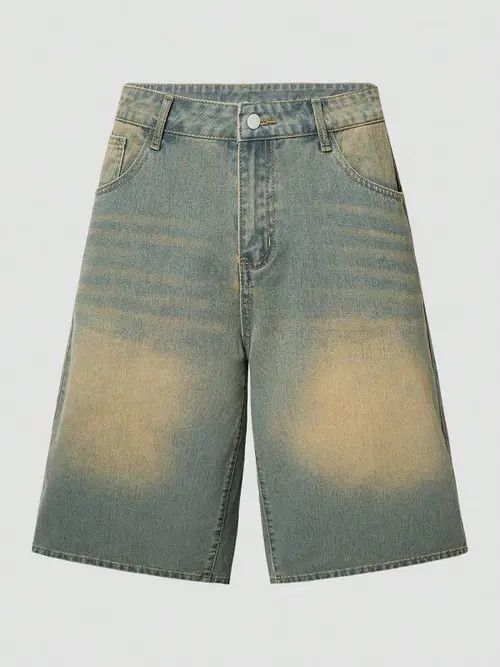 Japanese Brand × Vintage Washed Vintage Y2k Shorts Jorts Denim Size US 30 / EU 46 - 1 Thumbnail