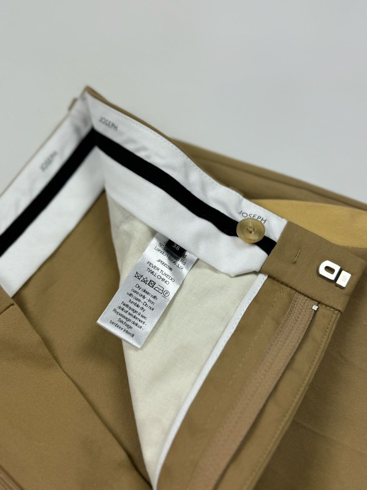 Joseph Joseph Twill Chino Fever Tuxedo Trousers Size 26" / US 2 / IT 38 - 8 Thumbnail
