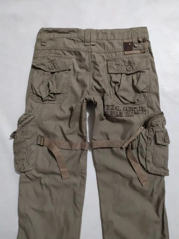 Other Cargo Multi Pocket punk Bondage Pants by Samuel Kevin Size US 29 - 5 Thumbnail