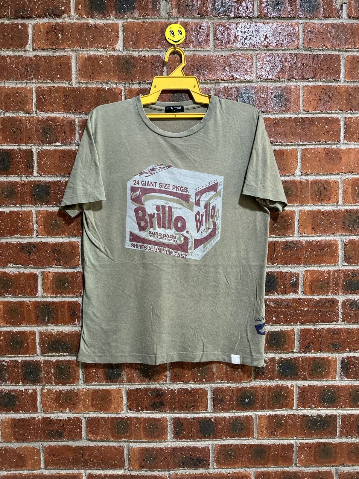 Andy Warhol Vintage Andy Warhol Brillo Soap Pads Sun Faded Tee Size US M / EU 48-50 / 2 - 1 Thumbnail