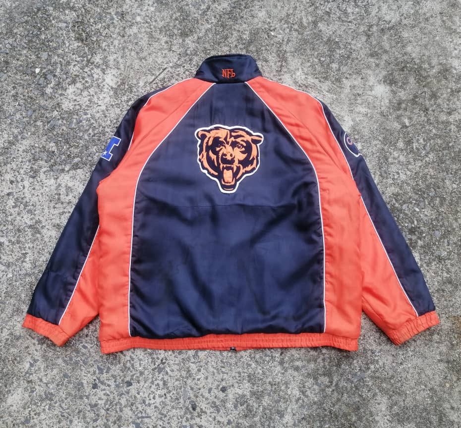 NFL NFL Chicago Bears Reversible Heavy Jacket Size US XL / EU 56 / 4 - 3 Thumbnail