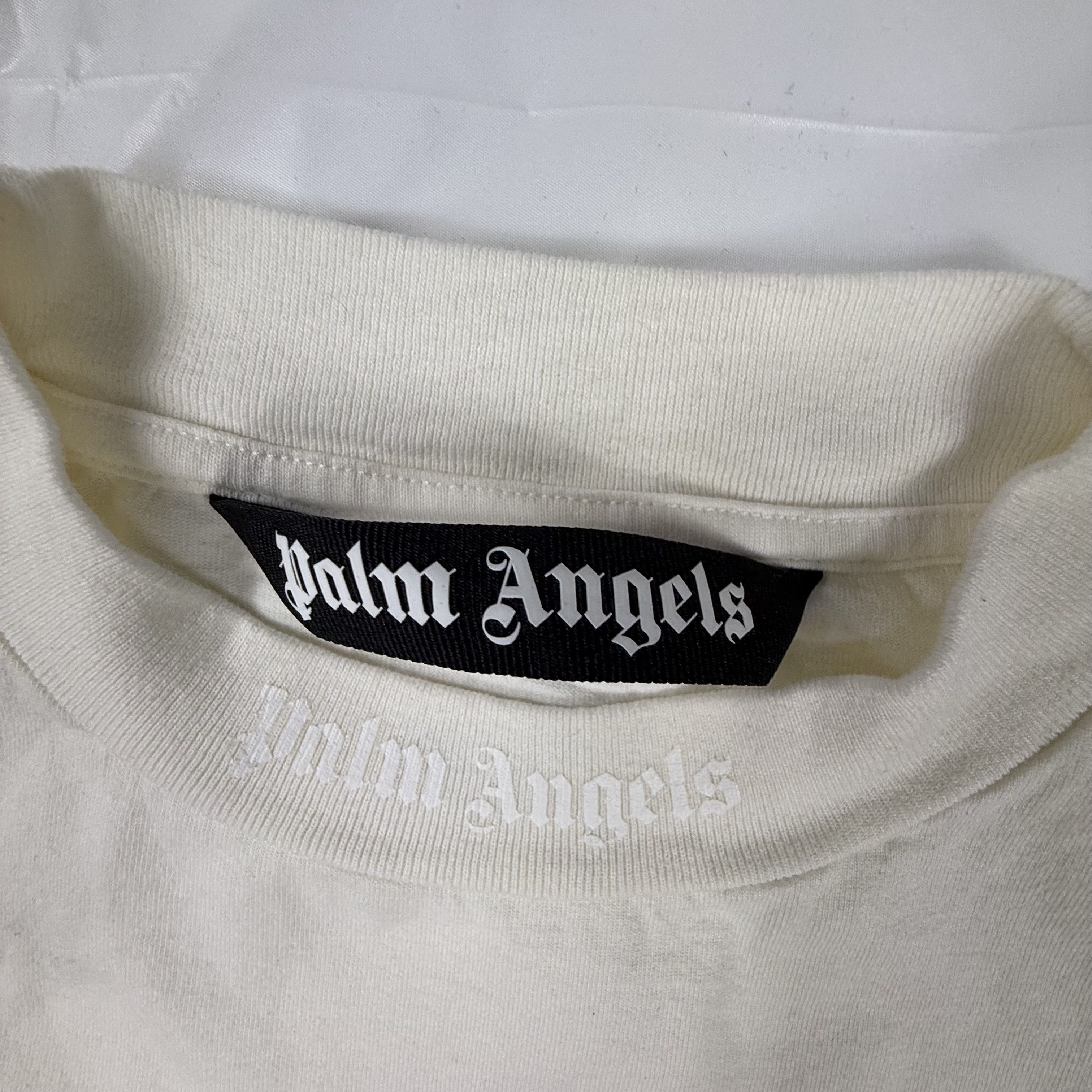 Palm Angels Palm Angels Ombre Gradient Logo Long Sleeve T-Shirt Mens M Size US M / EU 48-50 / 2 - 4 Thumbnail