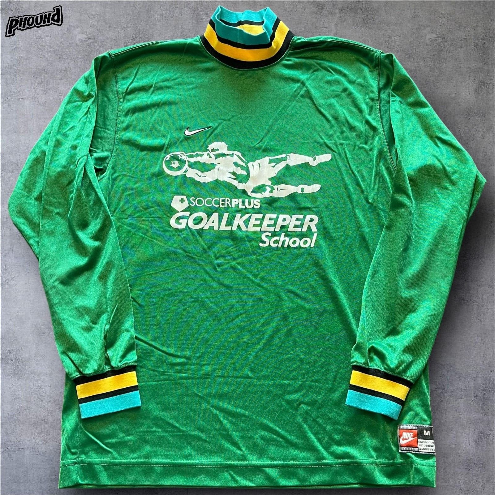 Nike Vtg Nike Goalkeeper Shirt Mens Medium SoccerPlus USA 90s Size US M / EU 48-50 / 2 - 1 Thumbnail