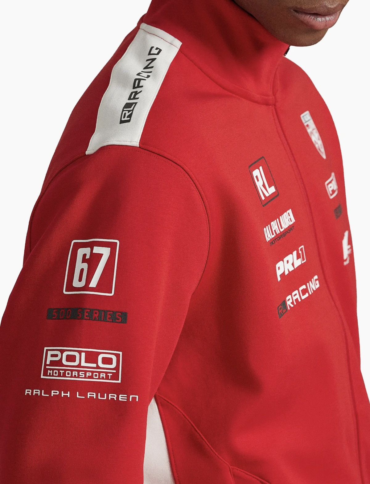 Polo Ralph Lauren Polo Ralph Lauren Stretch Double-Knit Graphic Track Jacket Size US L / EU 52-54 / 3 - 4 Thumbnail