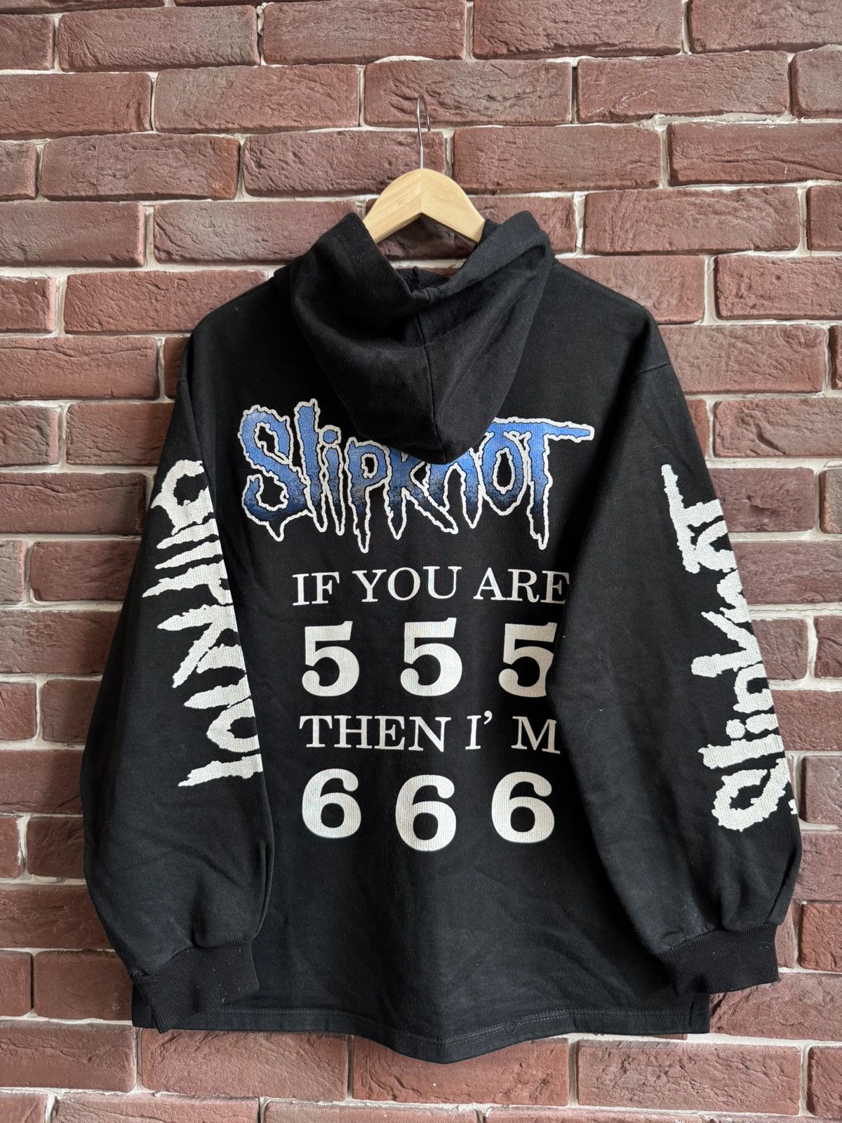 Rare Vintage 00s Slipknot Iowa Numetal Band Tee Hoodie