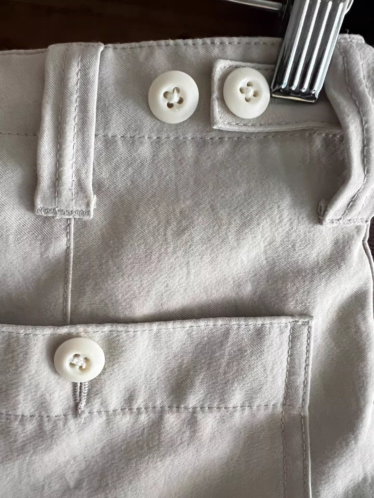 Nanamica Nanamica Light White Cargo Shorts Size US 32 / EU 48 - 5 Thumbnail