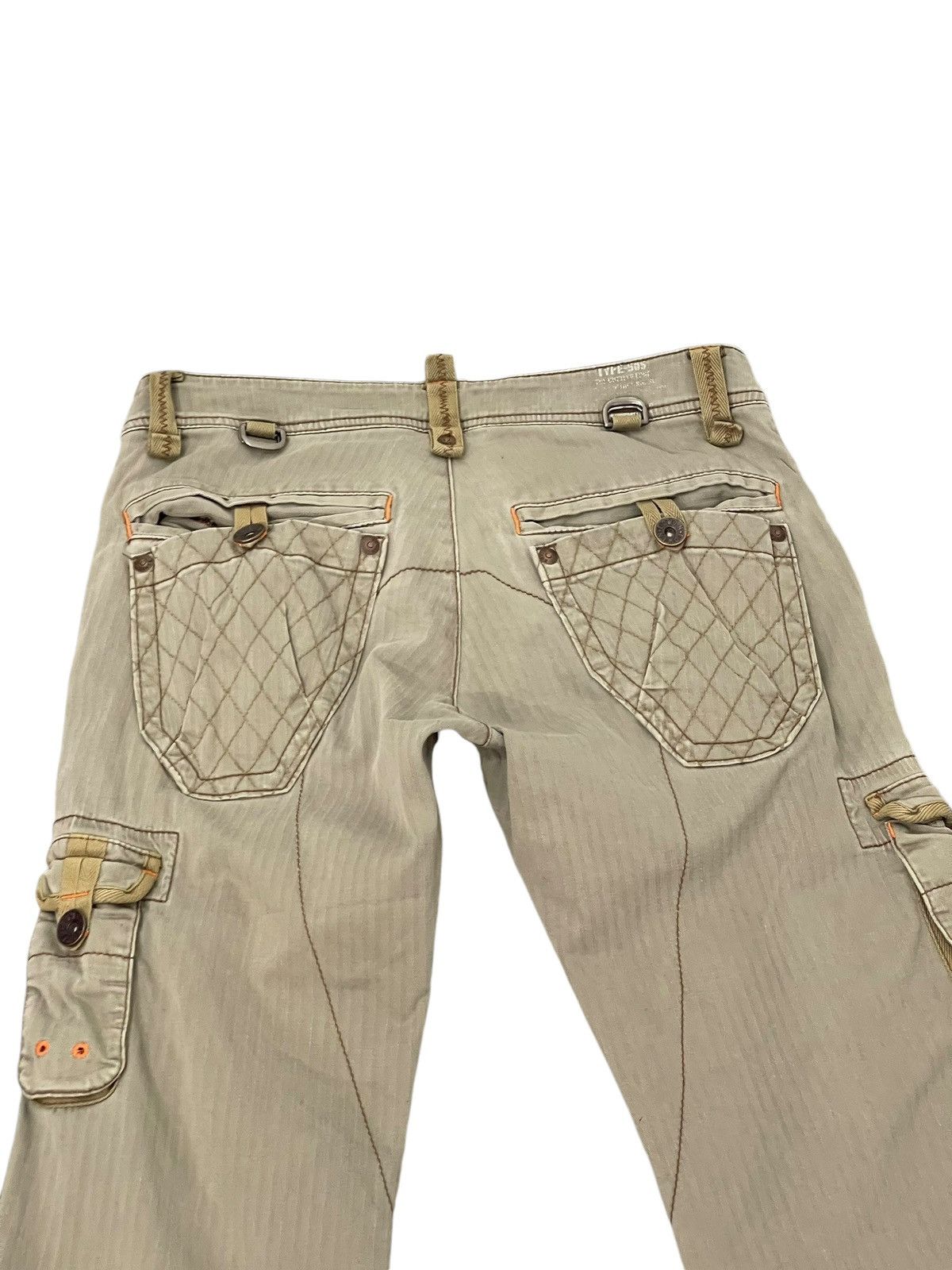 Edwin Heringbone Cargo Edwin Stretch Regular Straight 3🟦 Size US 30 / EU 46 - 8 Thumbnail