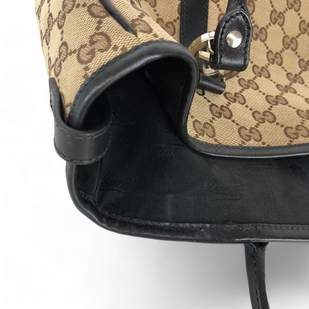 Gucci Gucci - Twins Handbag Shoulder Bag Monogram Canvas Leather Size ONE SIZE - 10 Thumbnail