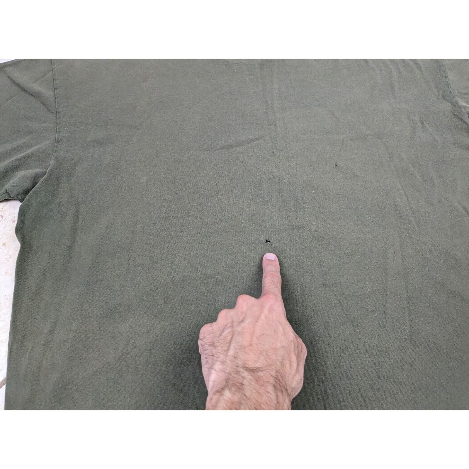 Nike Vtg Nike Shirt XL Olive Green Big Center Swoosh Check USA Size US XL / EU 56 / 4 - 18 Thumbnail