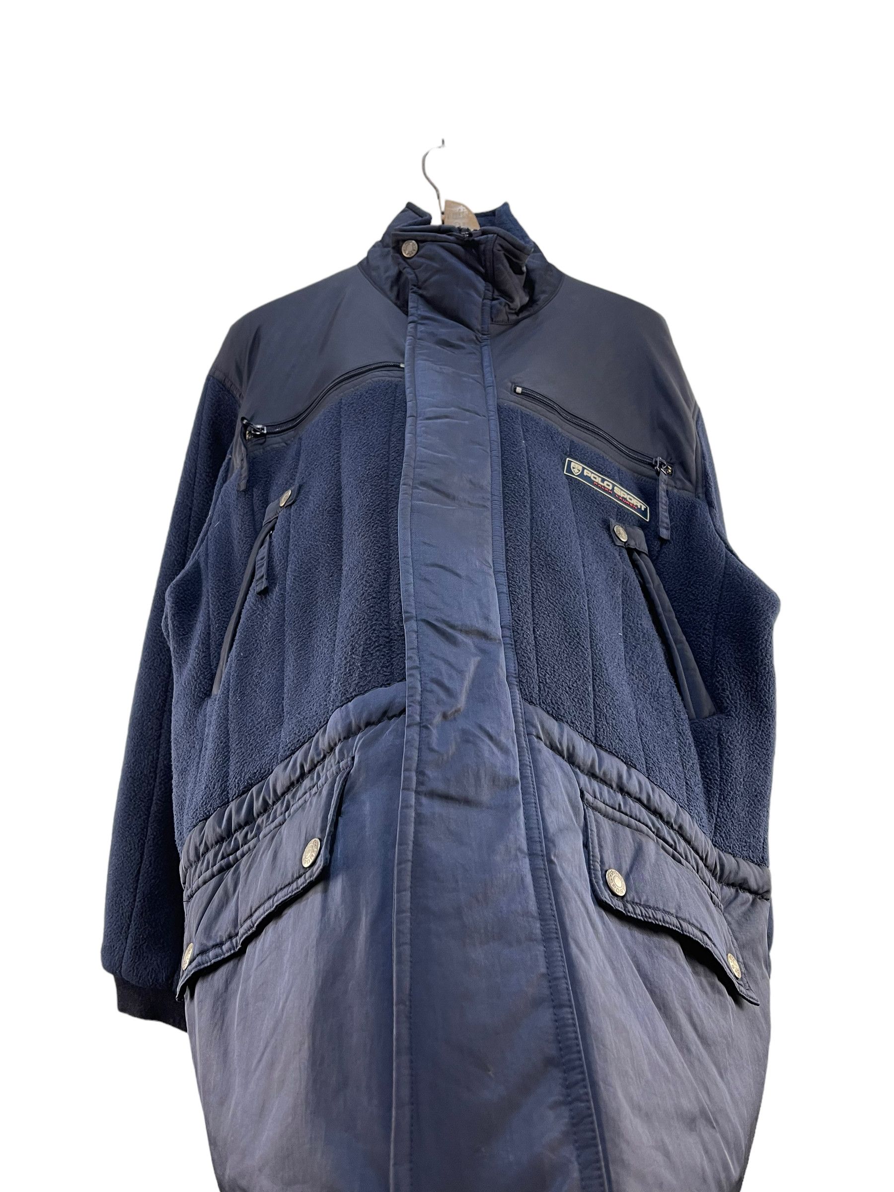 Polo Ralph Lauren Vintage Polo Sport Ralph Lauren Fleece Jacket Size US L / EU 52-54 / 3 - 8 Thumbnail