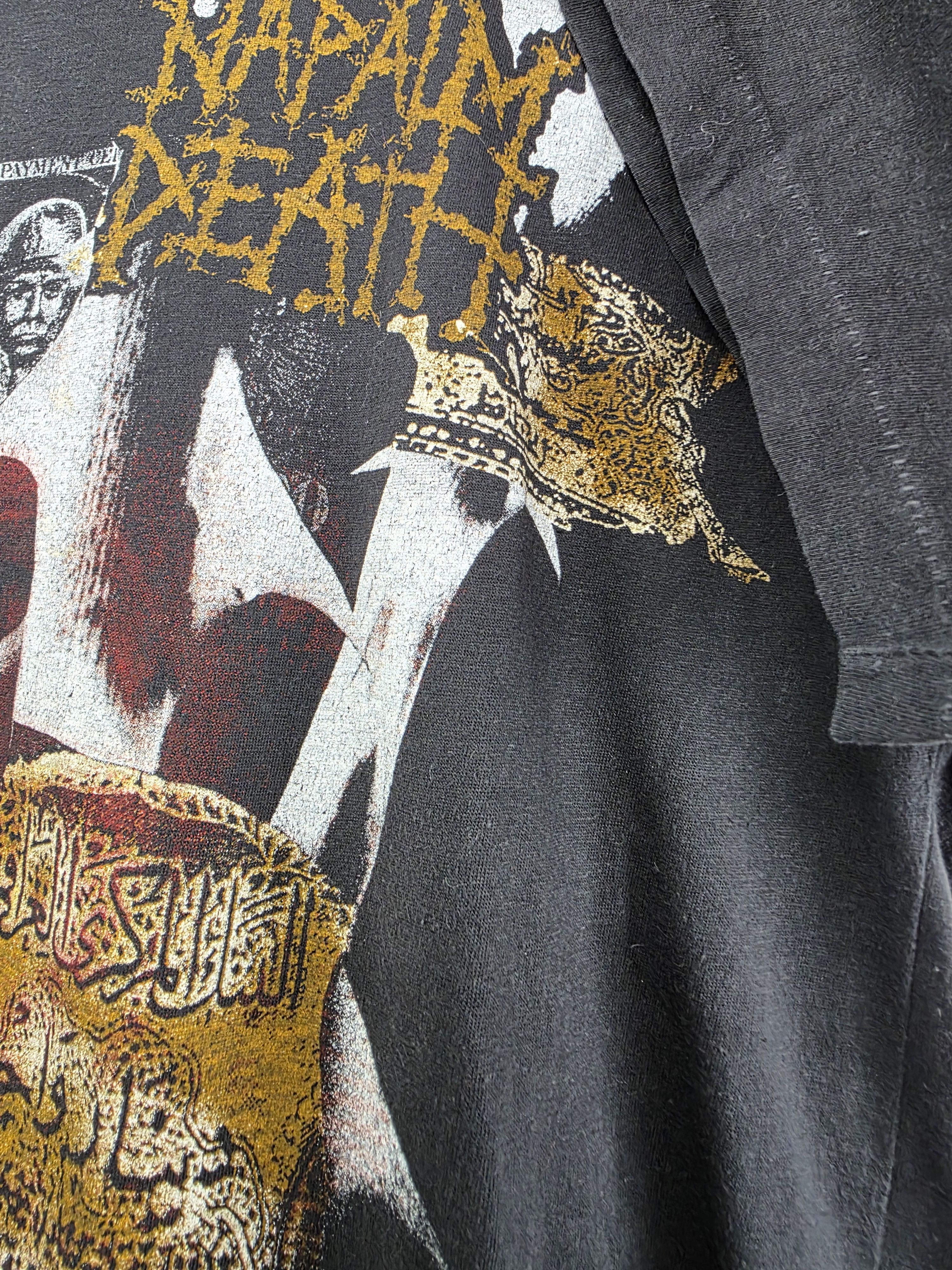 Band Tees × Vintage 90s Napalm Death Empire Euro Metal tee L 21" 26" Size US L / EU 52-54 / 3 - 3 Thumbnail