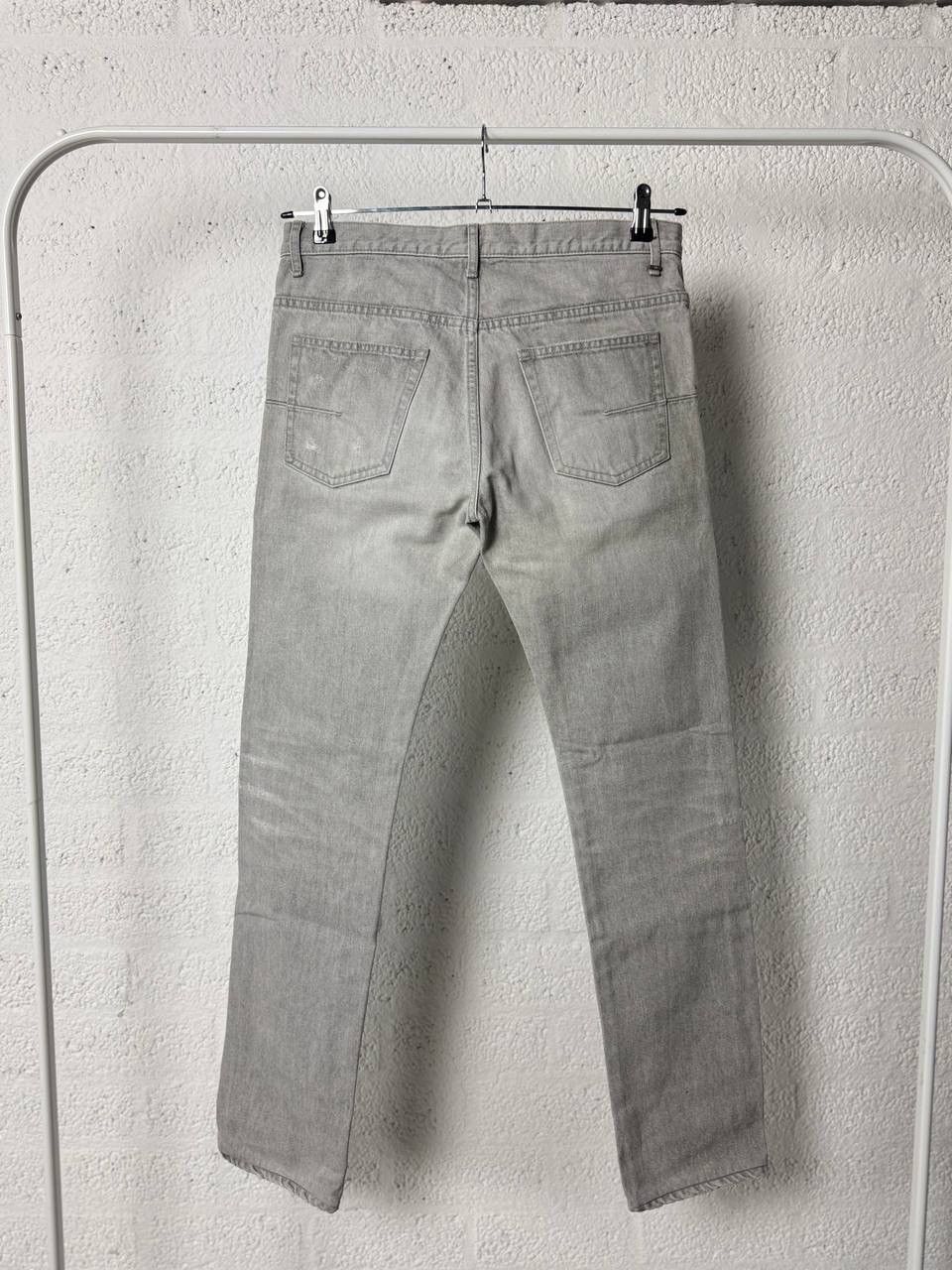 Dior Dior Hedi Slimane Gray Denim Jeans Japan Made Size US 31 - 5 Thumbnail
