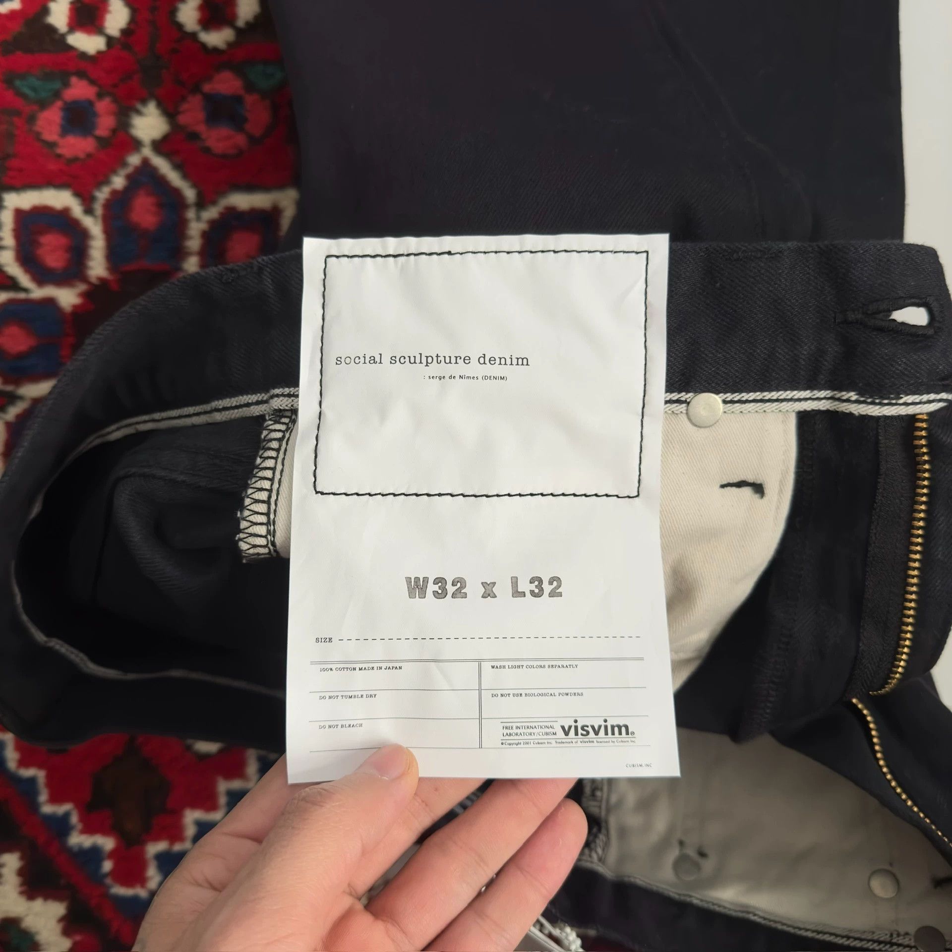 Visvim visvim 24ss 19CMYK BLK denim w32l32 Size US 32 / EU 48 - 4 Thumbnail