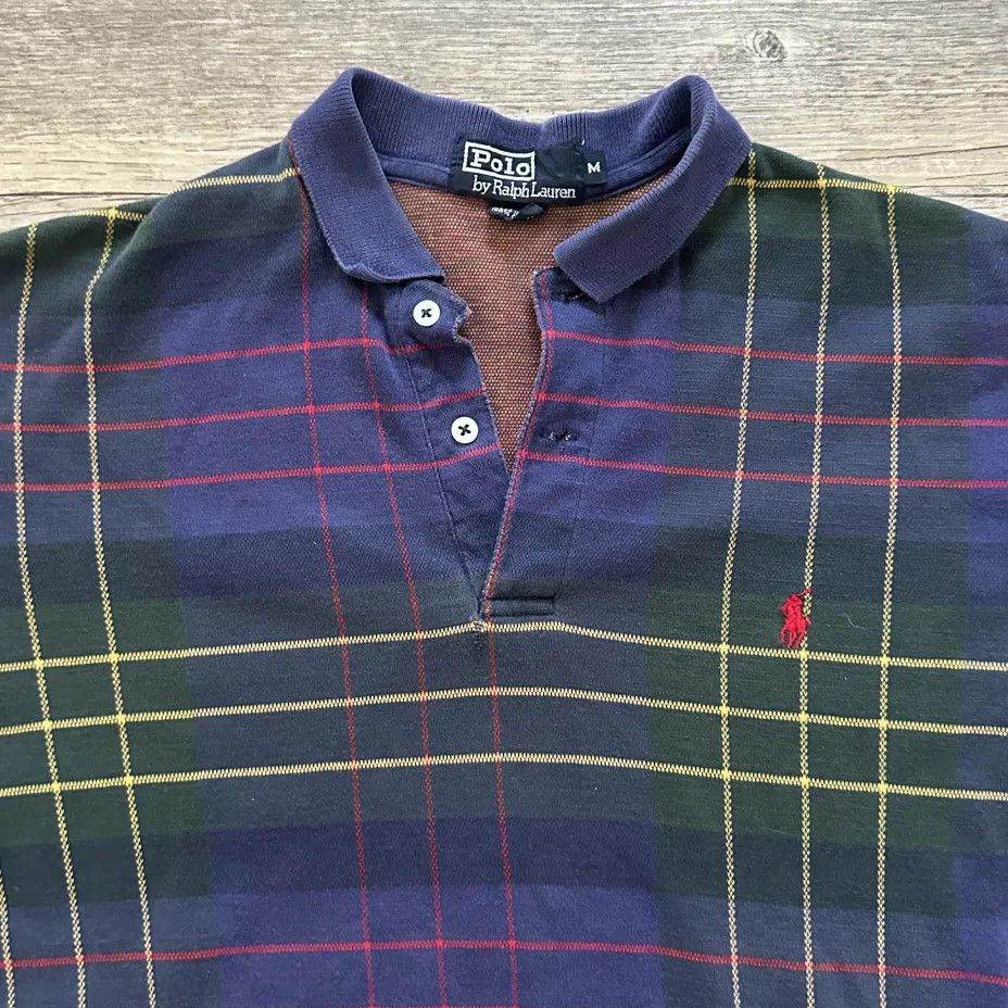 Polo Ralph Lauren Vintage Polo Ralph Lauren Made In USA Classic Plaid Shirt Size US M / EU 48-50 / 2 - 2 Thumbnail
