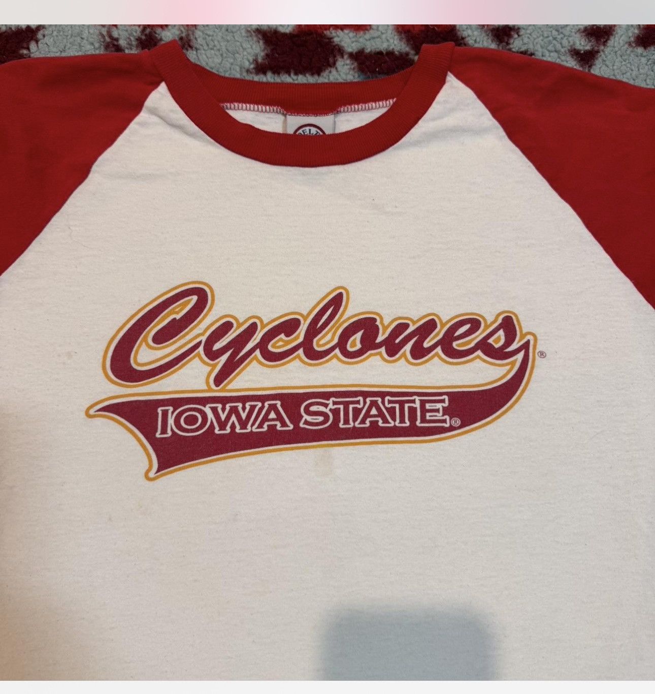 Vintage Vintage Iowa State Cyclones Baseball Tee Y2K 90s Large Size US L / EU 52-54 / 3 - 3 Thumbnail