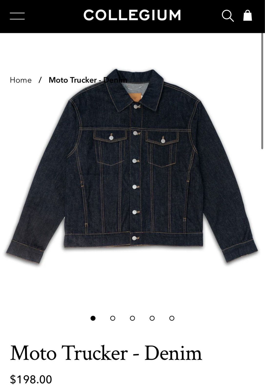 Collegium Collegium Denim Trucker Medium Size US M / EU 48-50 / 2 - 1 Thumbnail